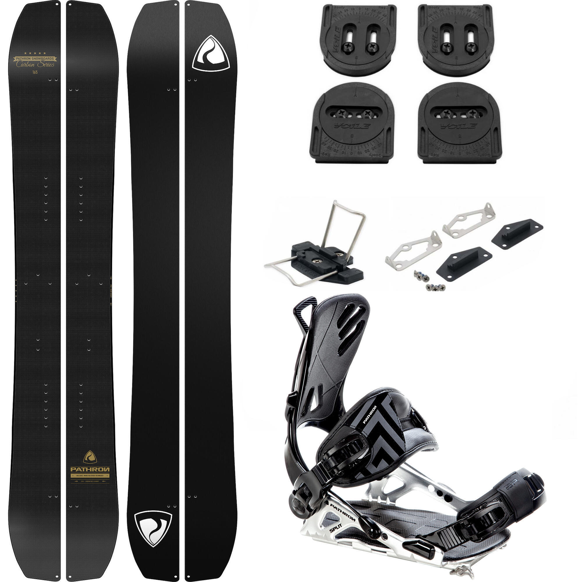 Zestaw Deska splitboardowa Pathron Carbon Gold Split + Wiązania + Voile