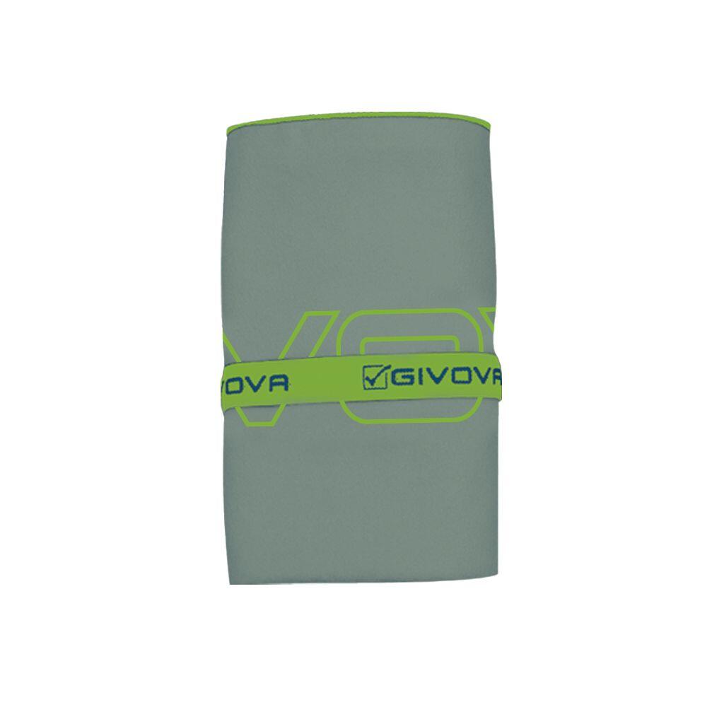 Givova Szare Ręczniki Łazienkowe z Miękkiego Mikrofibry dla Sportowców