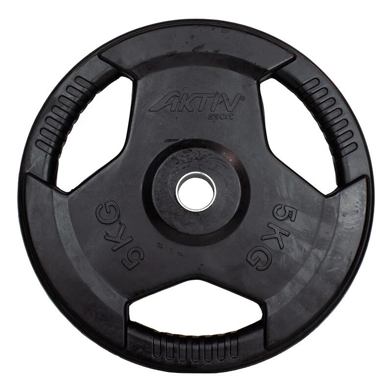 Gumowa talerz wagi Aktivsport 5 kg 31 mm