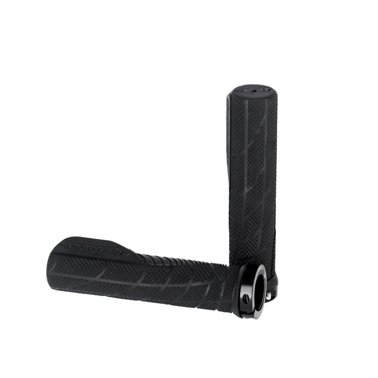 Ergonomiczne uchwyty rowerowe Herrmans Shark Fin w czarnym kolorze