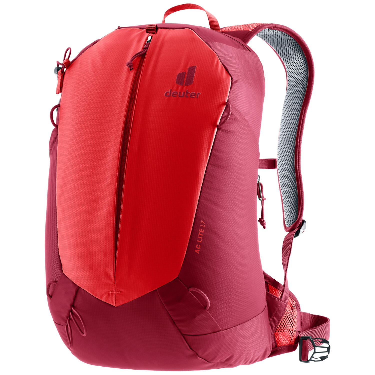 Plecak z siatką dystansową Deuter AC Lite 17 - cherry/masala