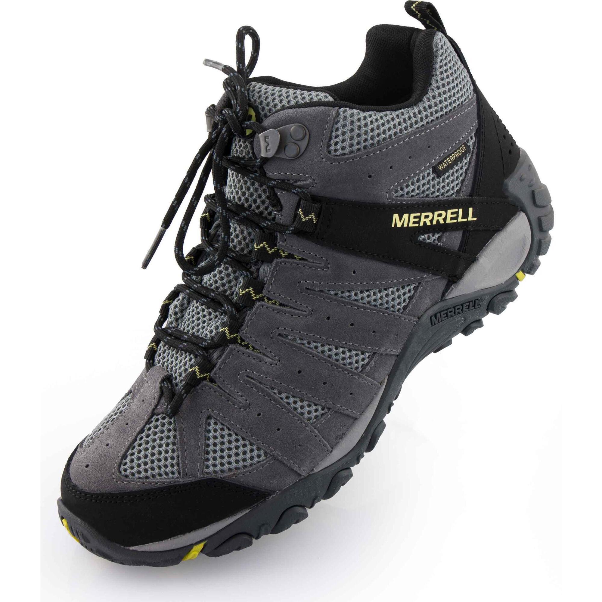 Merrell Accentor 2 Vent Mid WP męskie buty trekkingowe, szaro-niebieskie