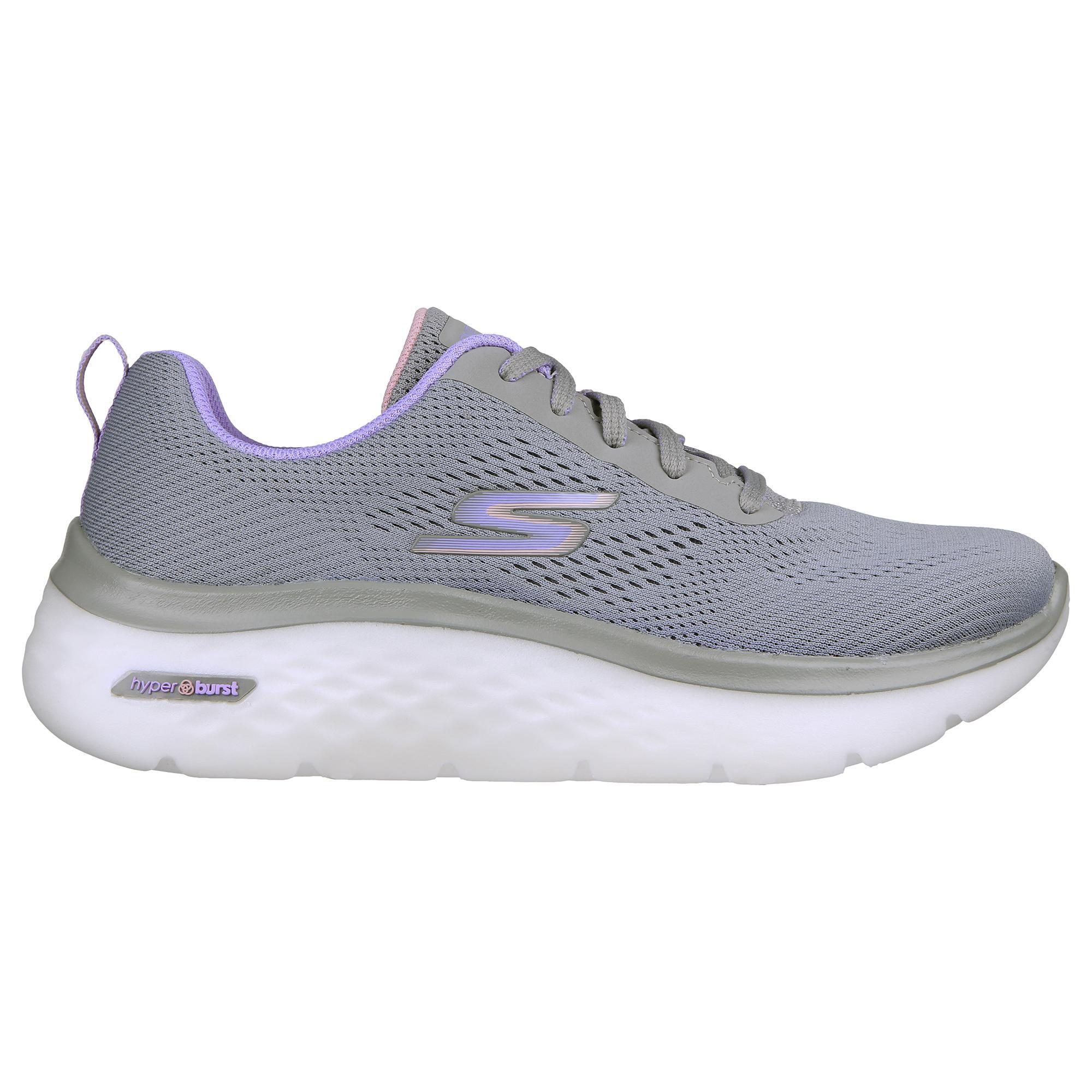 Buty Skechers Hyper Burst Damskie Szare Komfort