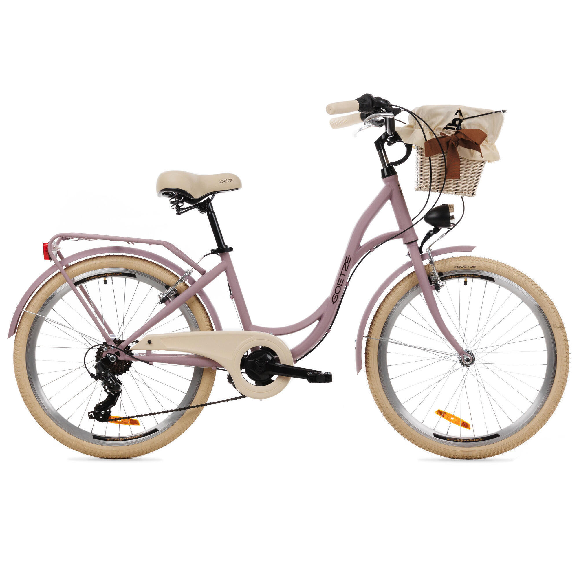 Rower miejski GOETZE Mood 24 Newline 6B Shimano, kosz