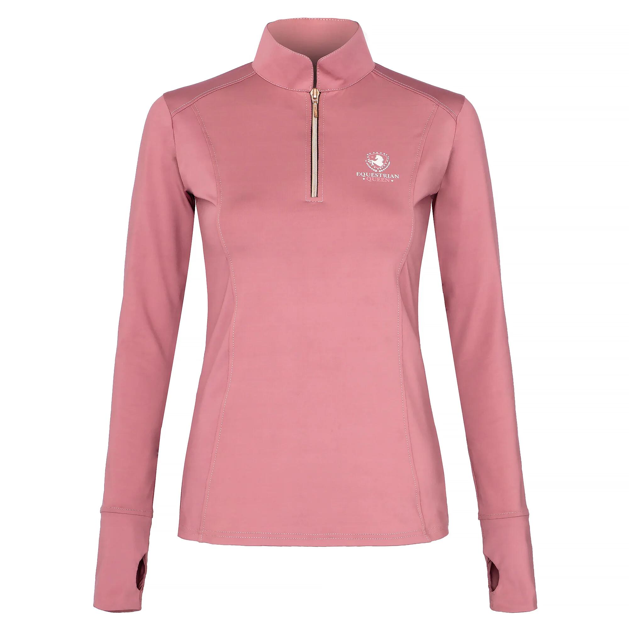 Koszulka jeździecka damska EQUESTRIAN QUEEN Bailey z długim rękawem
