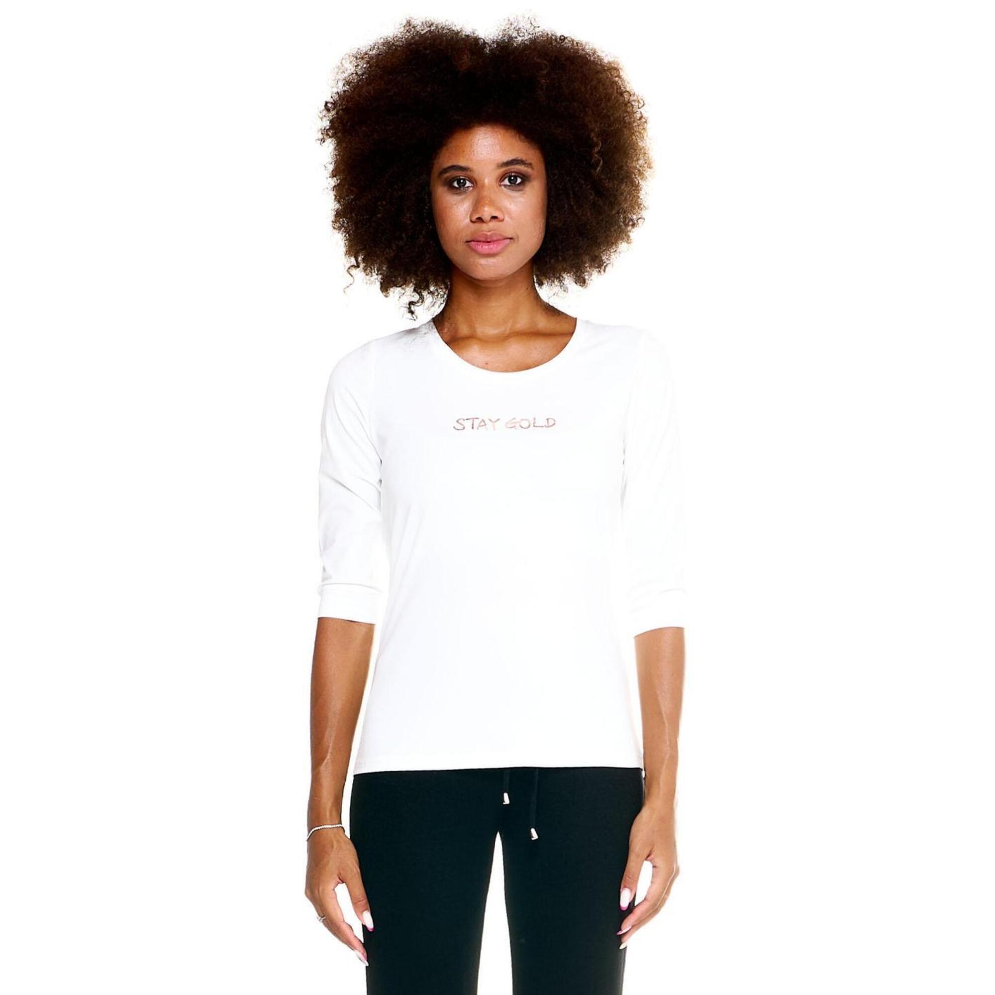 Damska koszulka Leone z rękawem 3/4 Winter Chic Boxing