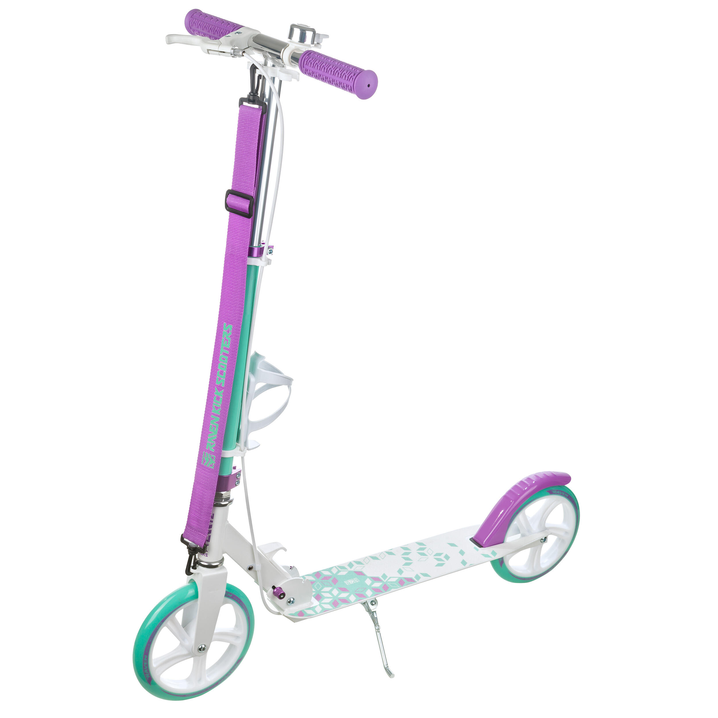 Hulajnoga Składana Raven Marita 200mm z hamulcem, dzwonkiem i uchwytem na bidon