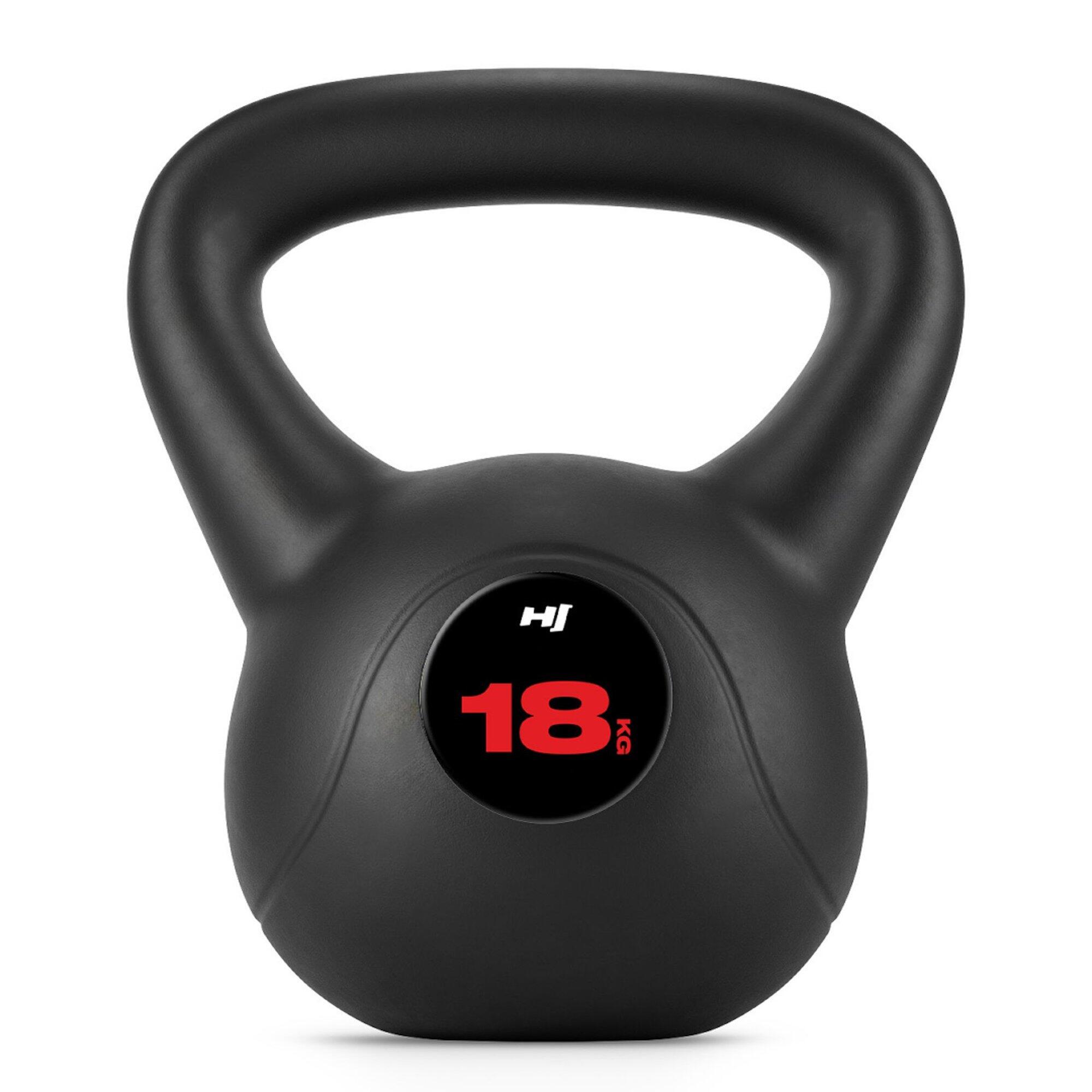 Kettlebell winylowy do treningu siłowego Hop-Sport HS-PB018KB 18kg