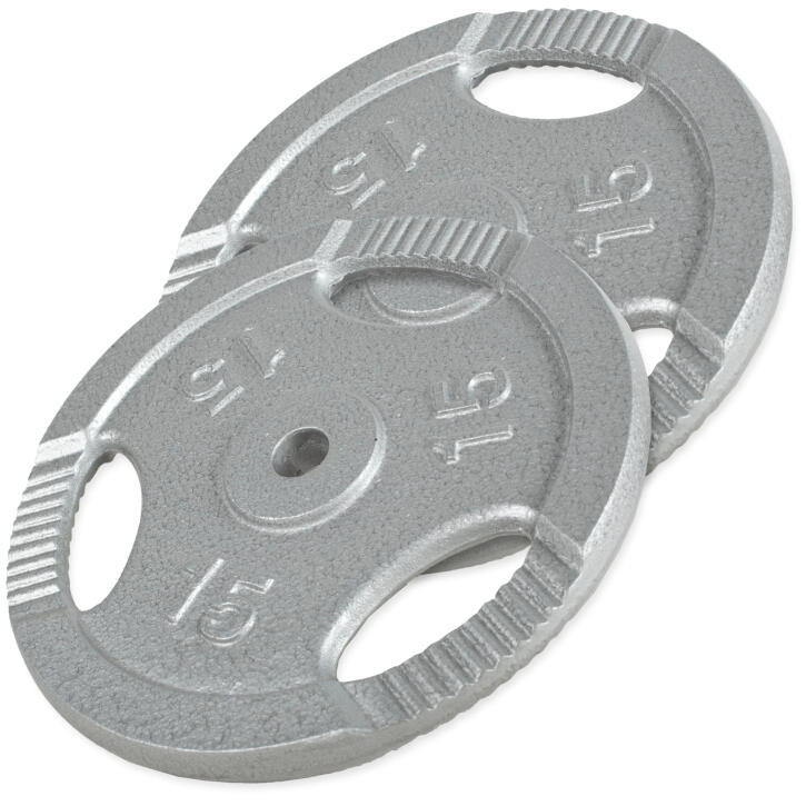 Zestaw 2x5, 2x10 kg obciążenia żeliwne 31 mm