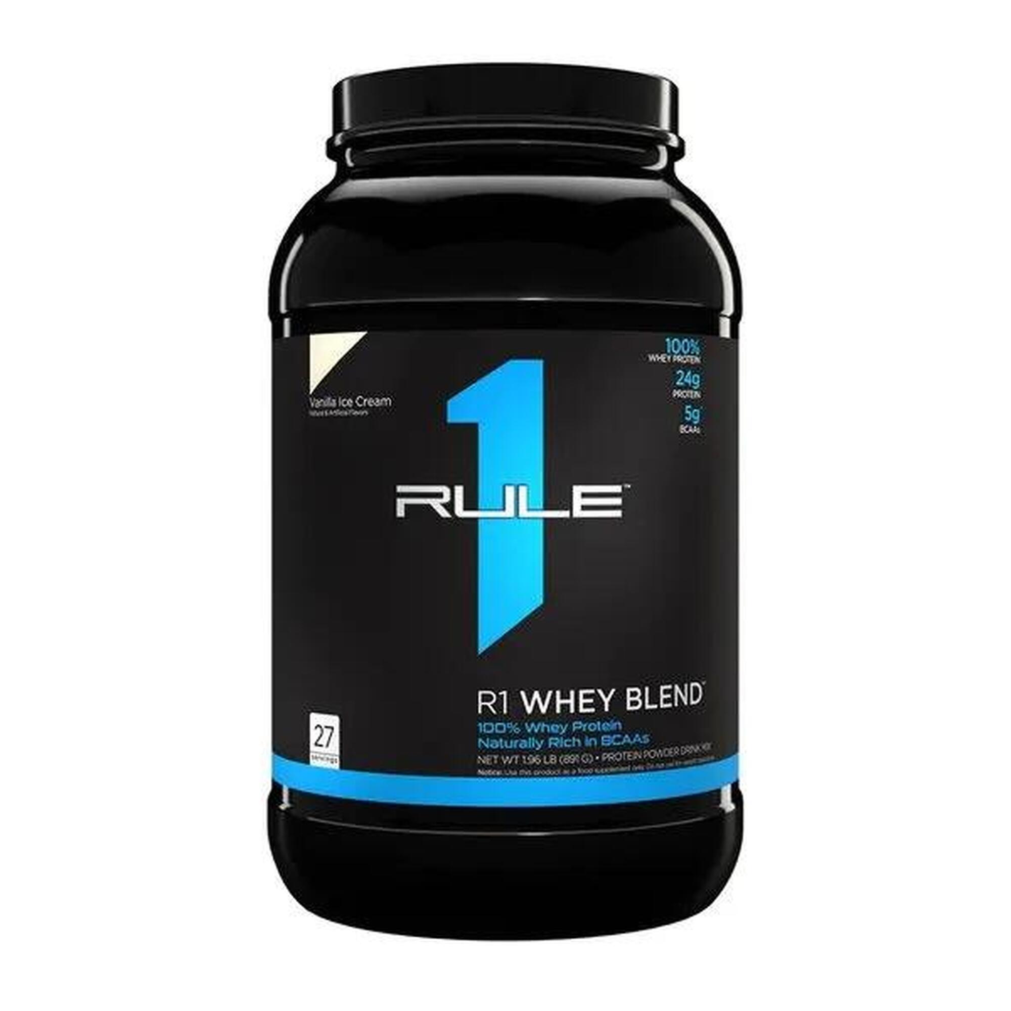 Rule1 R1 Whey Protein (2lbs) Vanilla Ice Cream - Białka