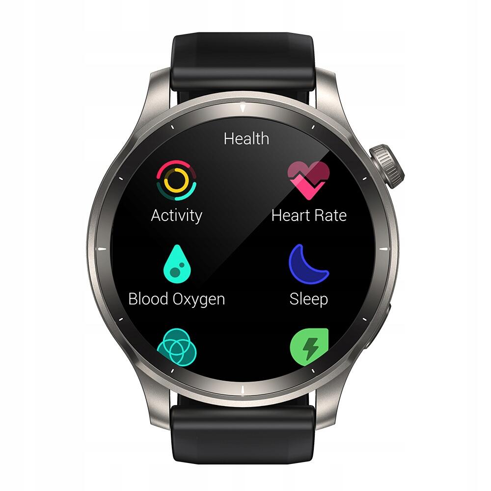 Smartwatch męski zegarek wodoodporny pl menu rozmowy smart watch 2 paski