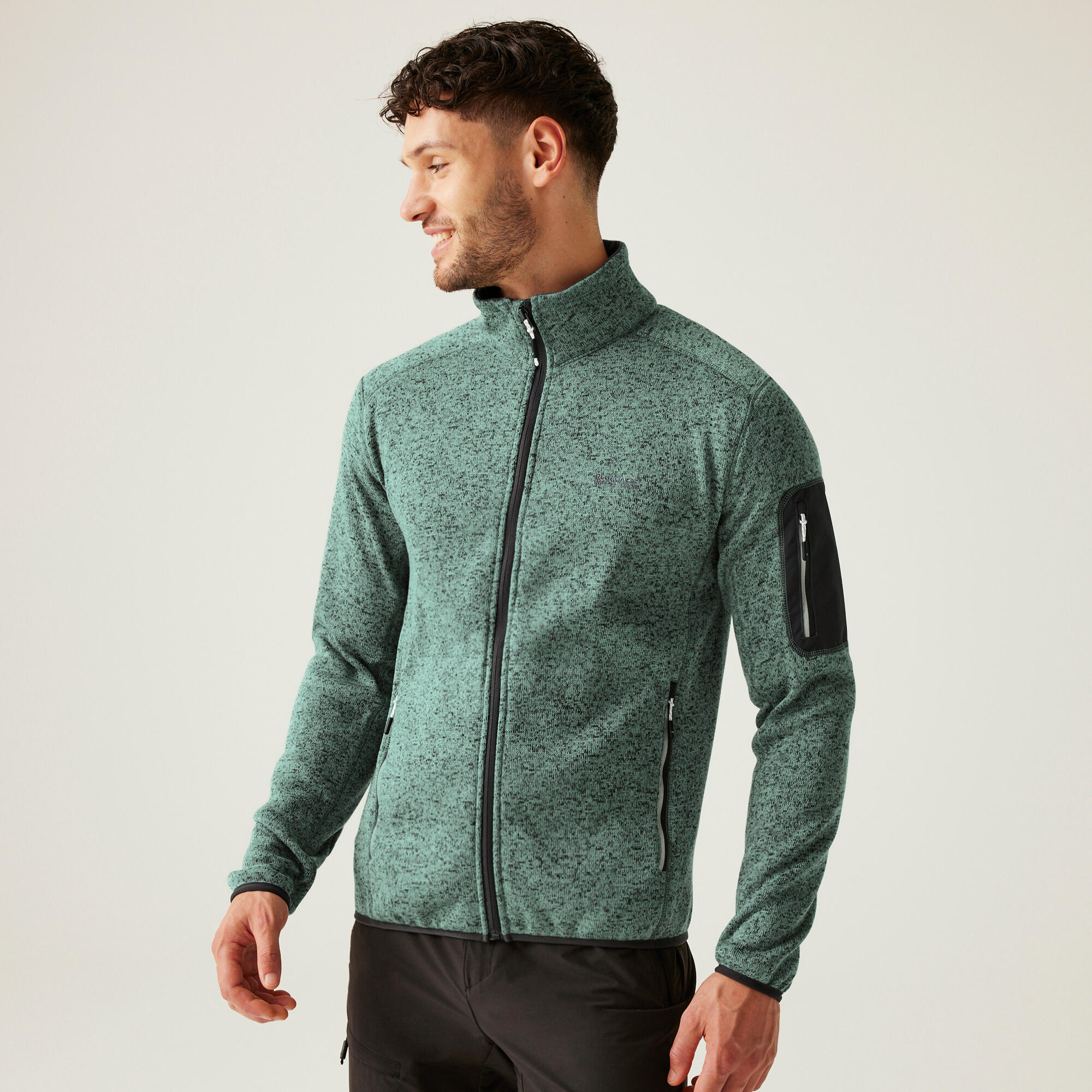 Męski polar Newhill z zamkiem błyskawicznym