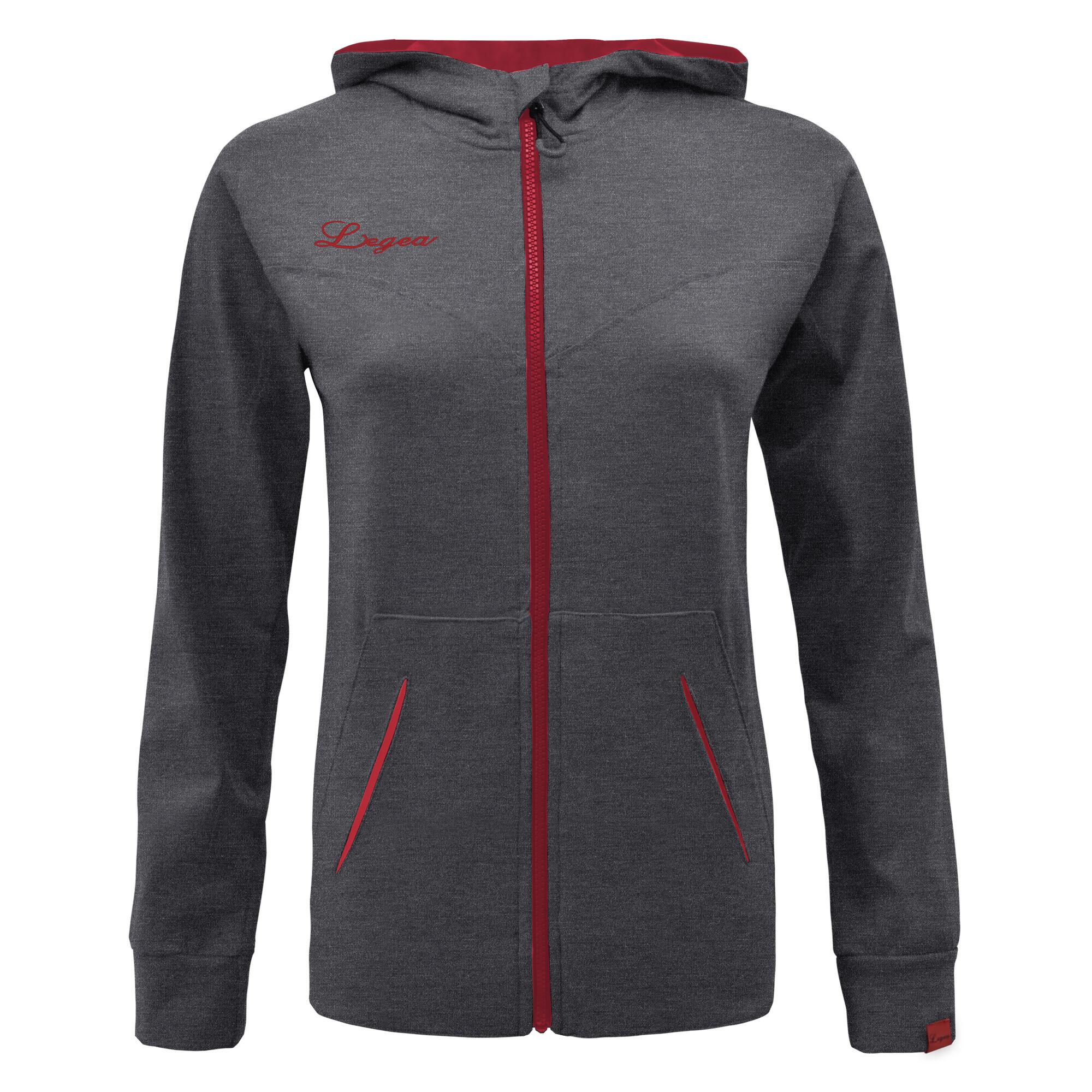 Bluza z kapturem OSHA damska ciemnoszaro-różowa