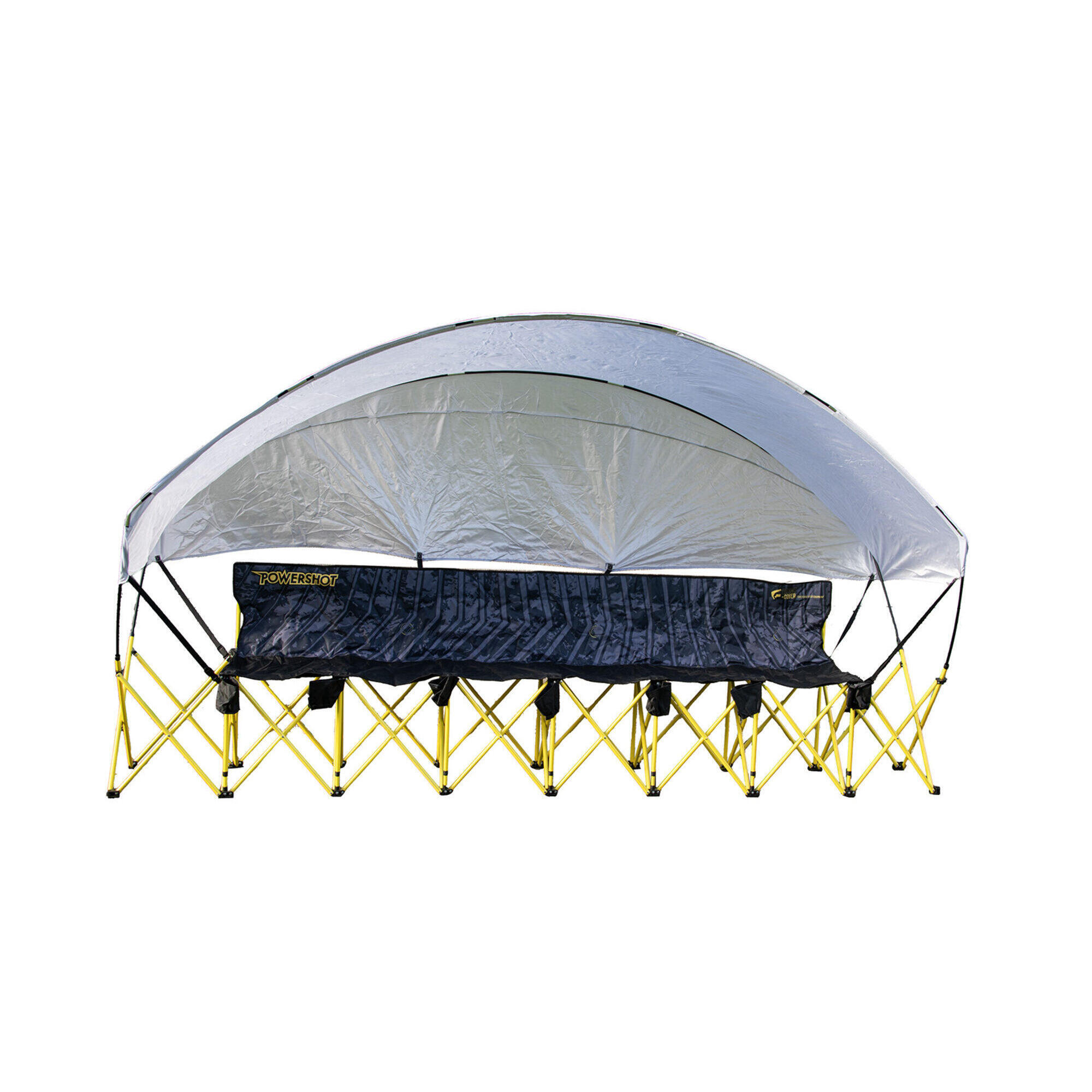 6-osobowa zadaszona składana kanapa