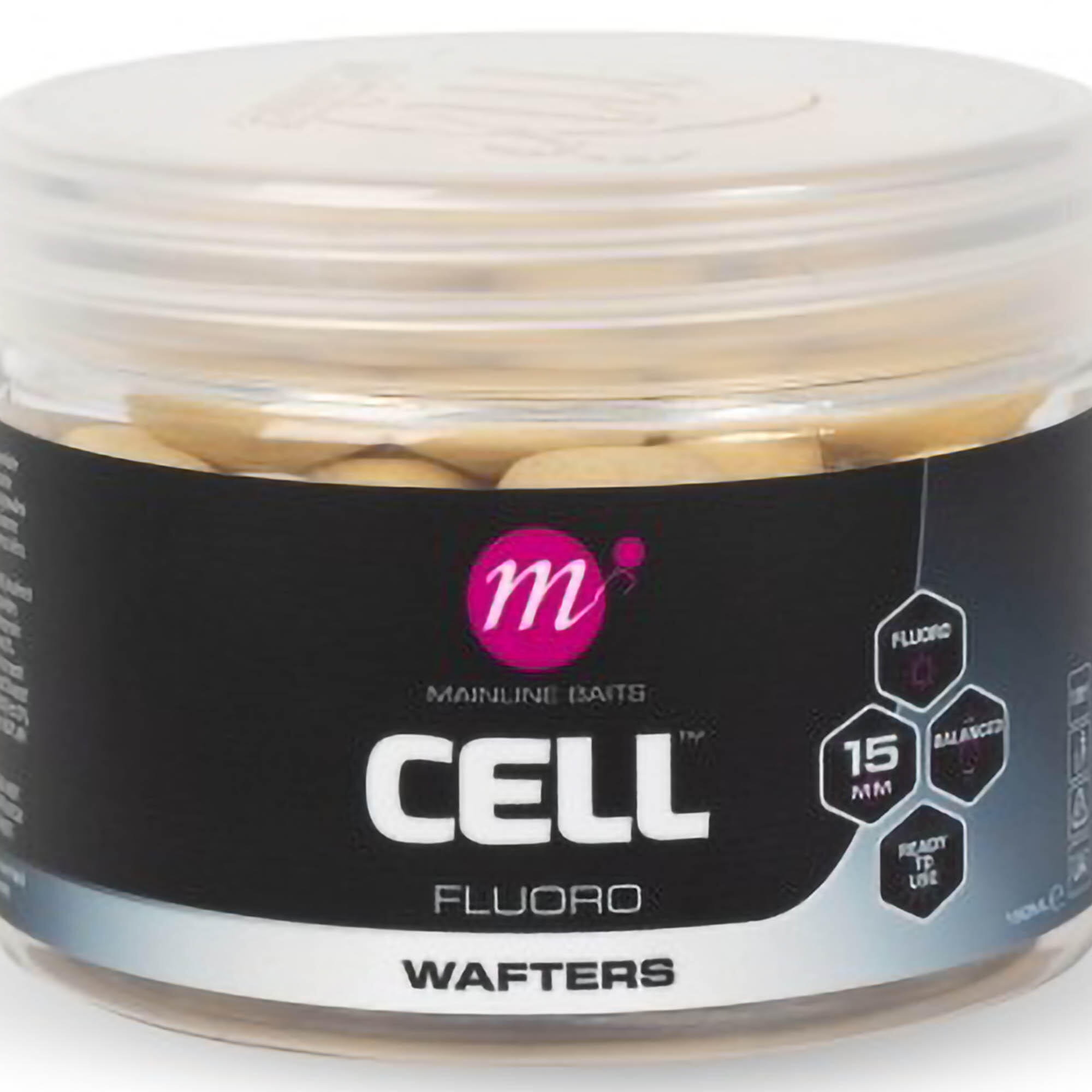 Przynęta Kulki Mainline Cell Fluoro Wafters 13Mm White