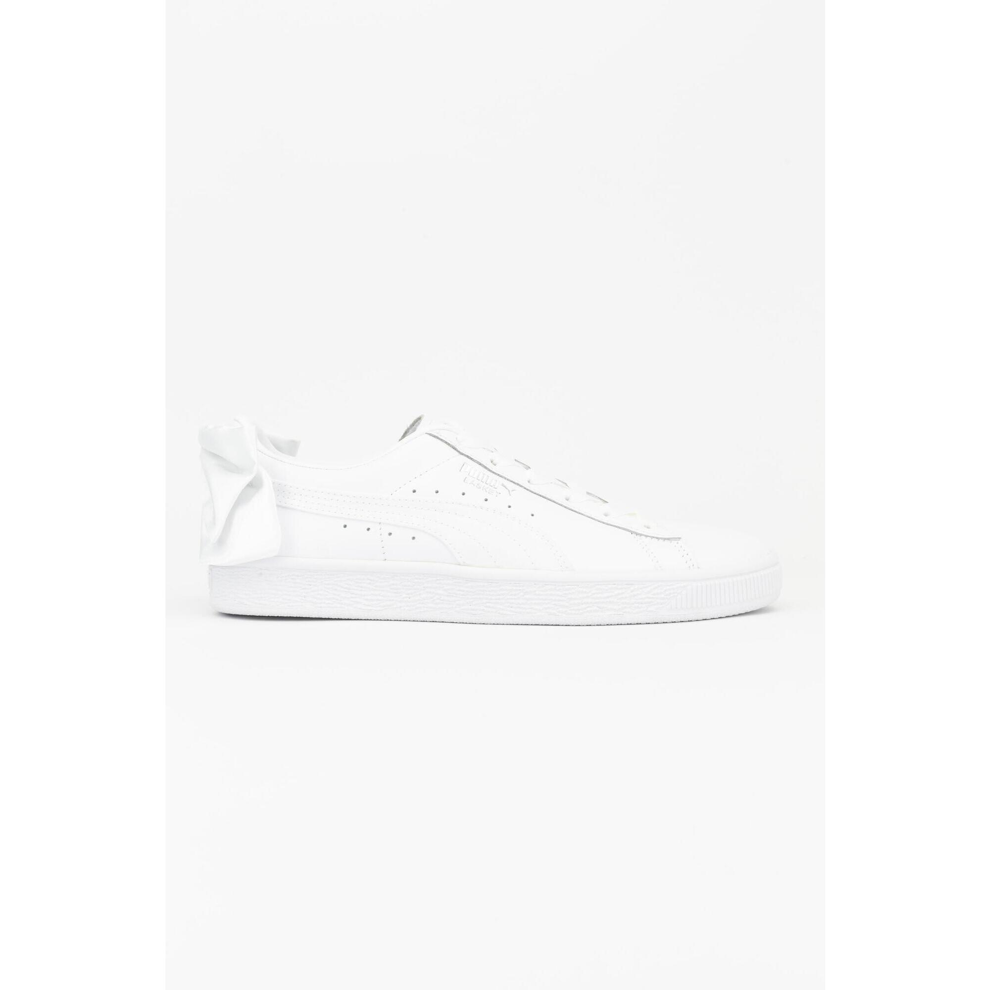PUMA Basket Bow Wns ZLN 0298 – Damskie trampki ze skóry, białe