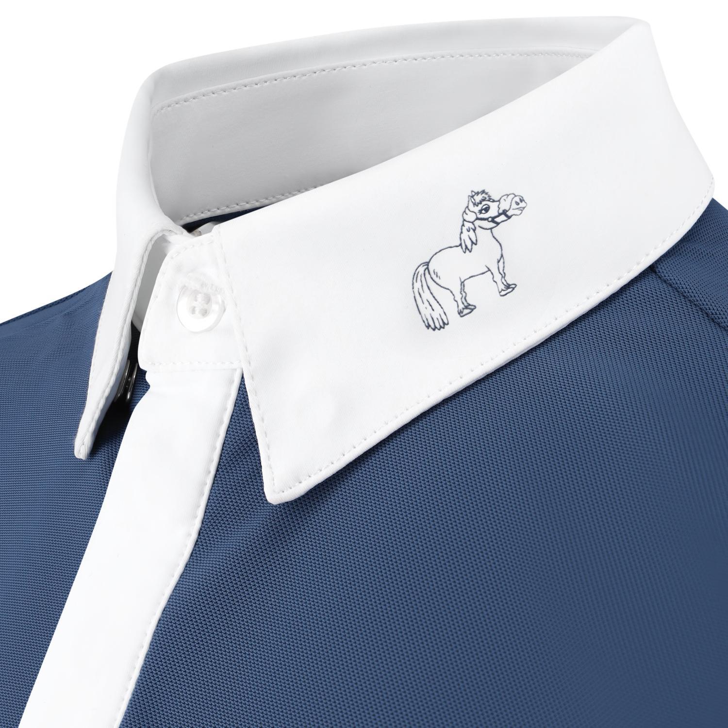 Dziecięca koszulka polo z długim rękawem do jazdy konnej Kentucky Osaka