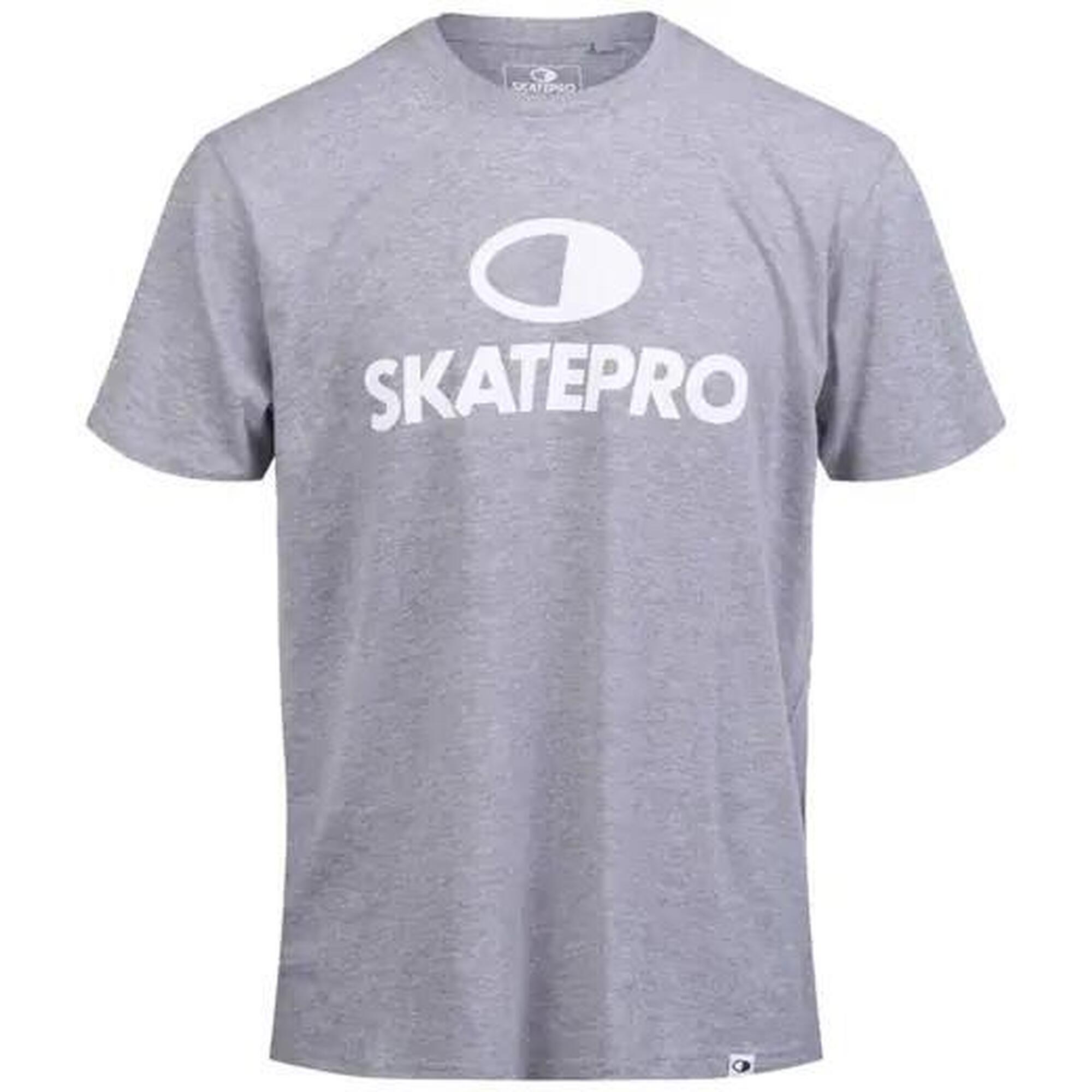 Odzież T-shirts unisex SkatePro Koszulka - 8-10 - Heather Grey