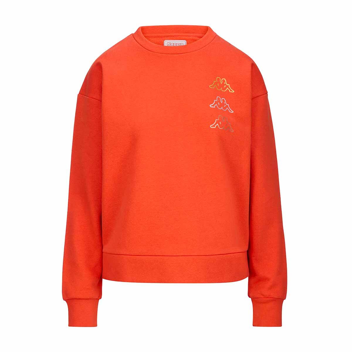 Bluza bez kaptura Unisex Kappa Kifoli Ciemnopomarańczowy