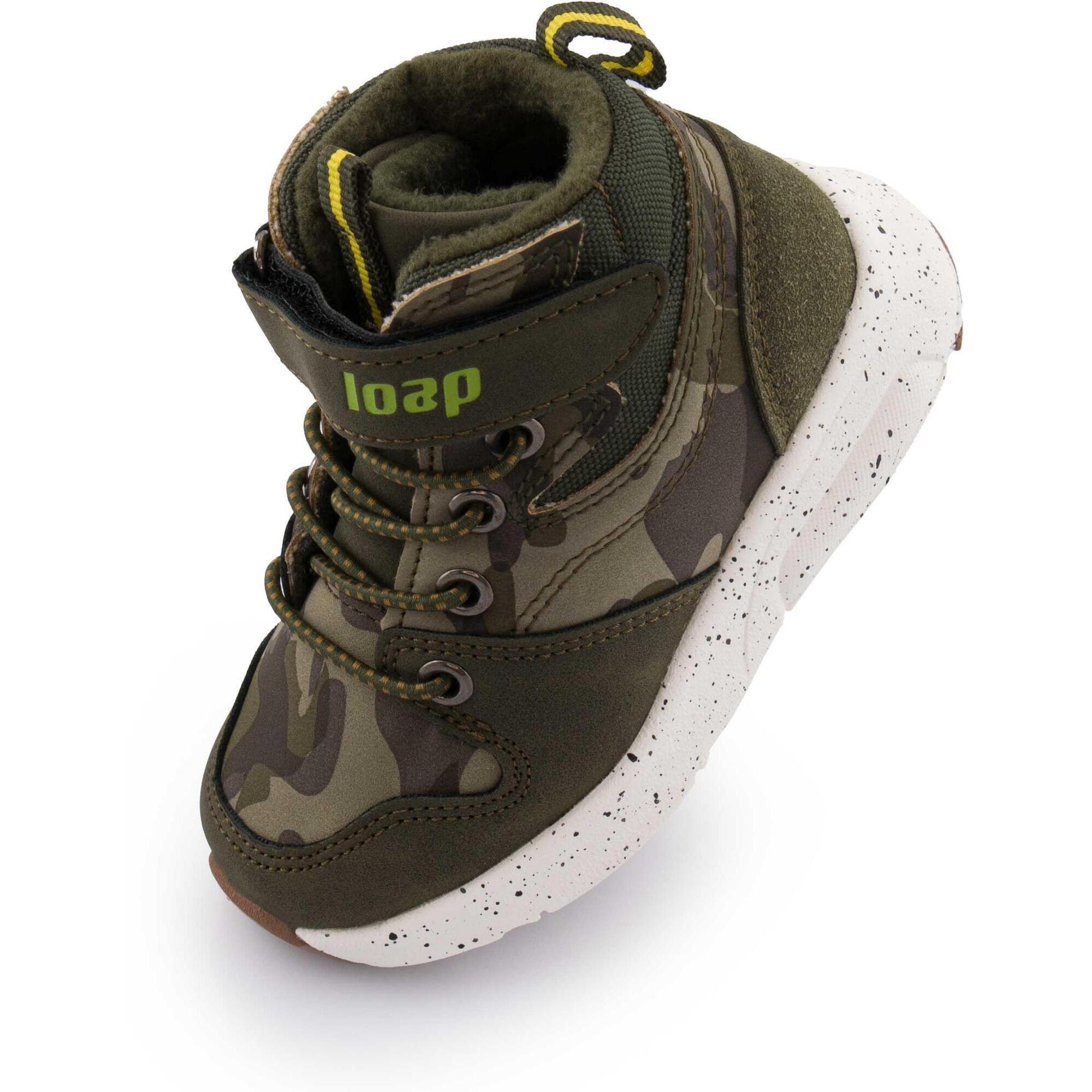 Ciepłe, wodoodporne buty zimowe dla dzieci Loap Raclif 22 - Trwałe