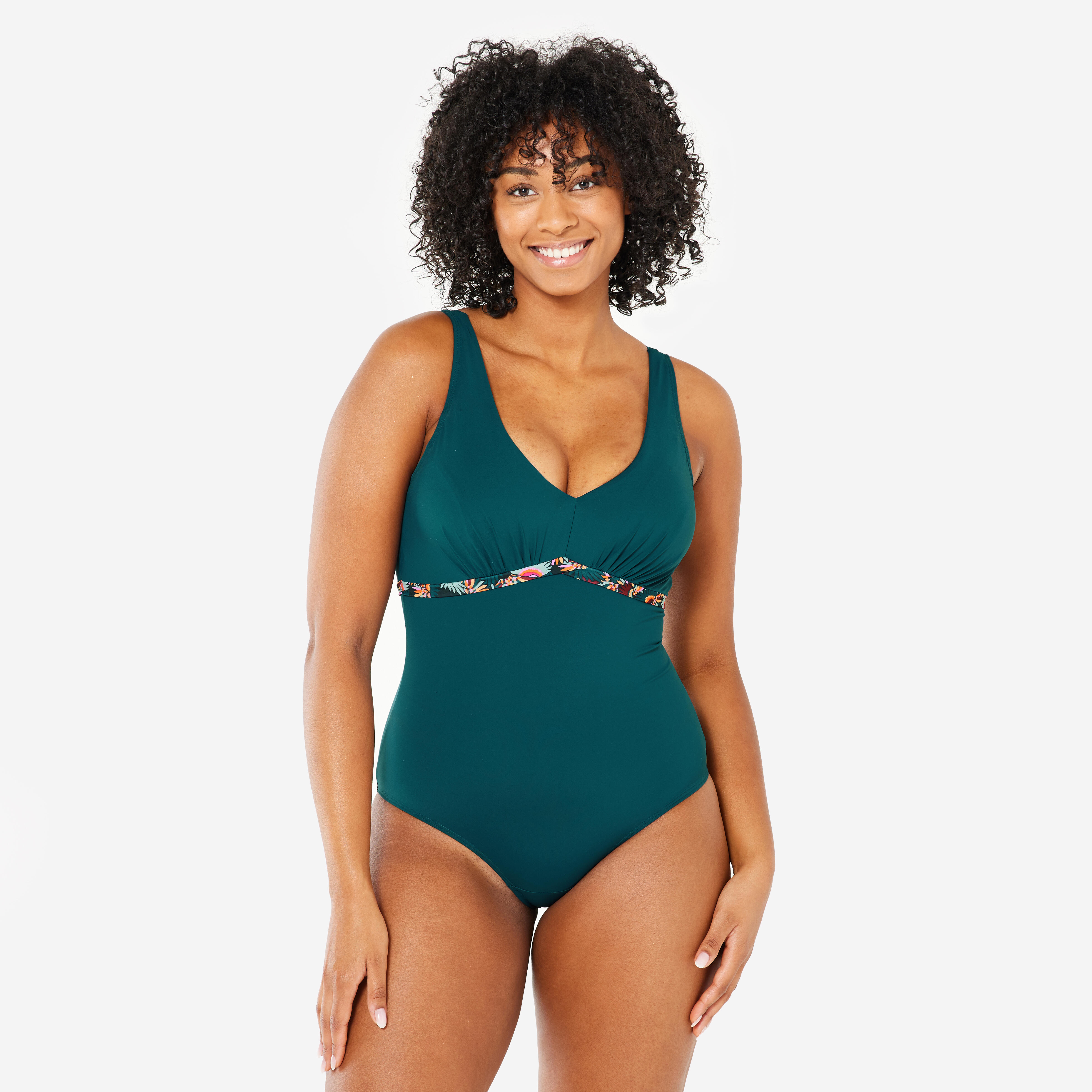 Strój jednoczęściowy do aquafitness damski Nabaiji 100 Rosy Ara