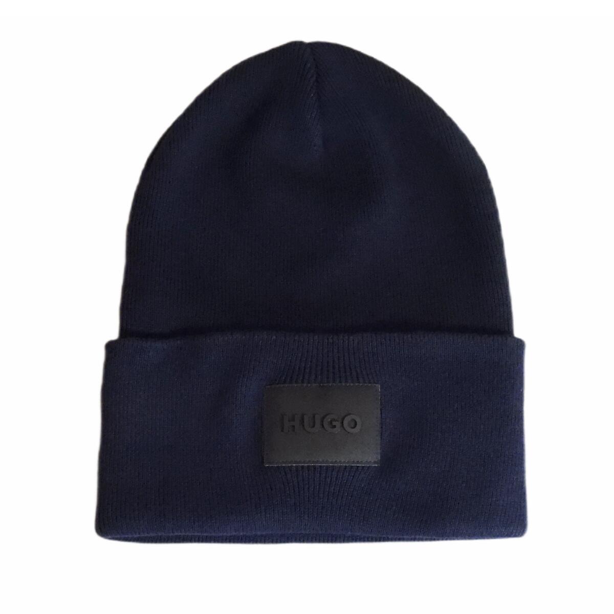 Czapka zimowa Hugo Boss Xevon Beanie Granatowa - 50551508-693