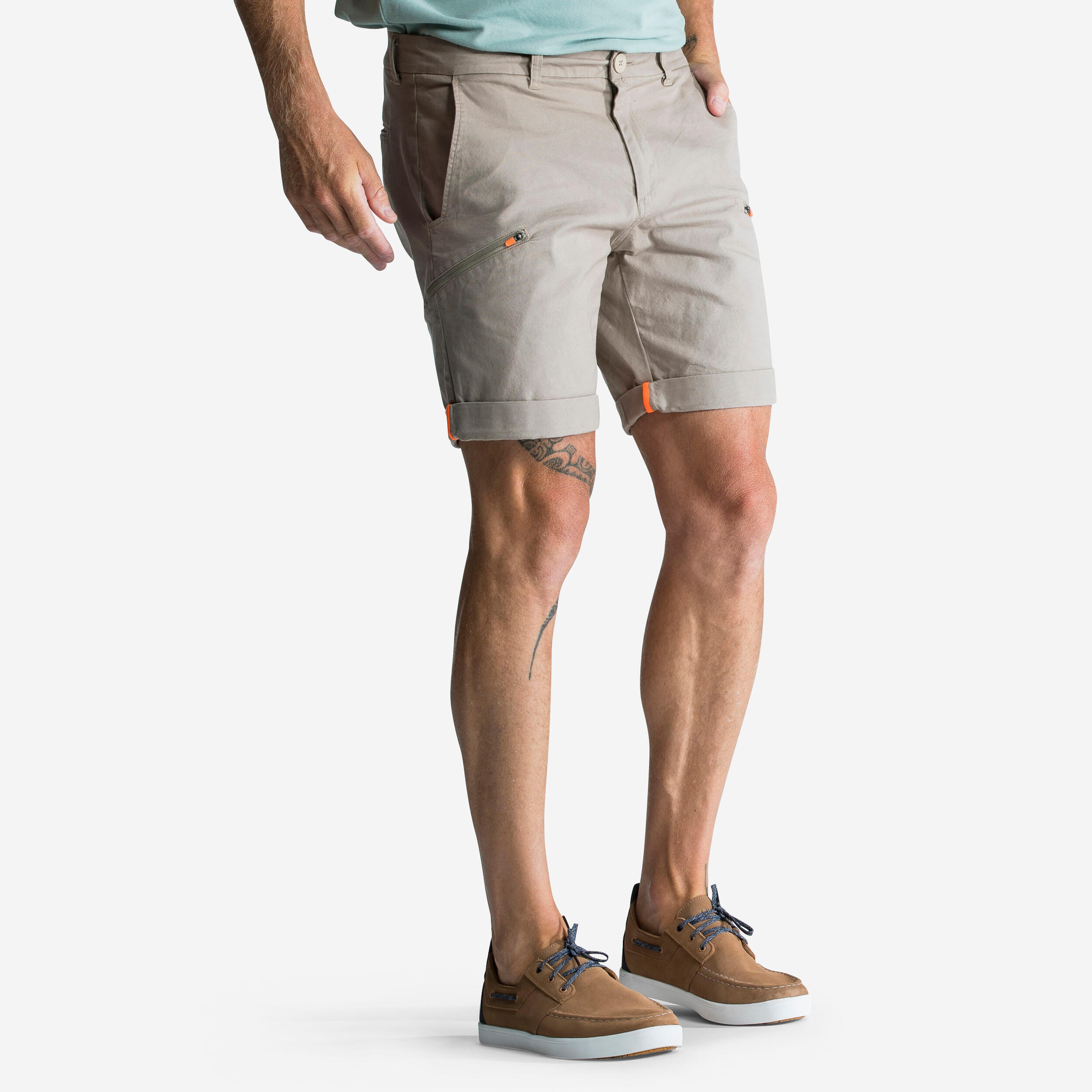 Szorty - spodnie do kolan żeglarskie męskie Tribord Sailing 100