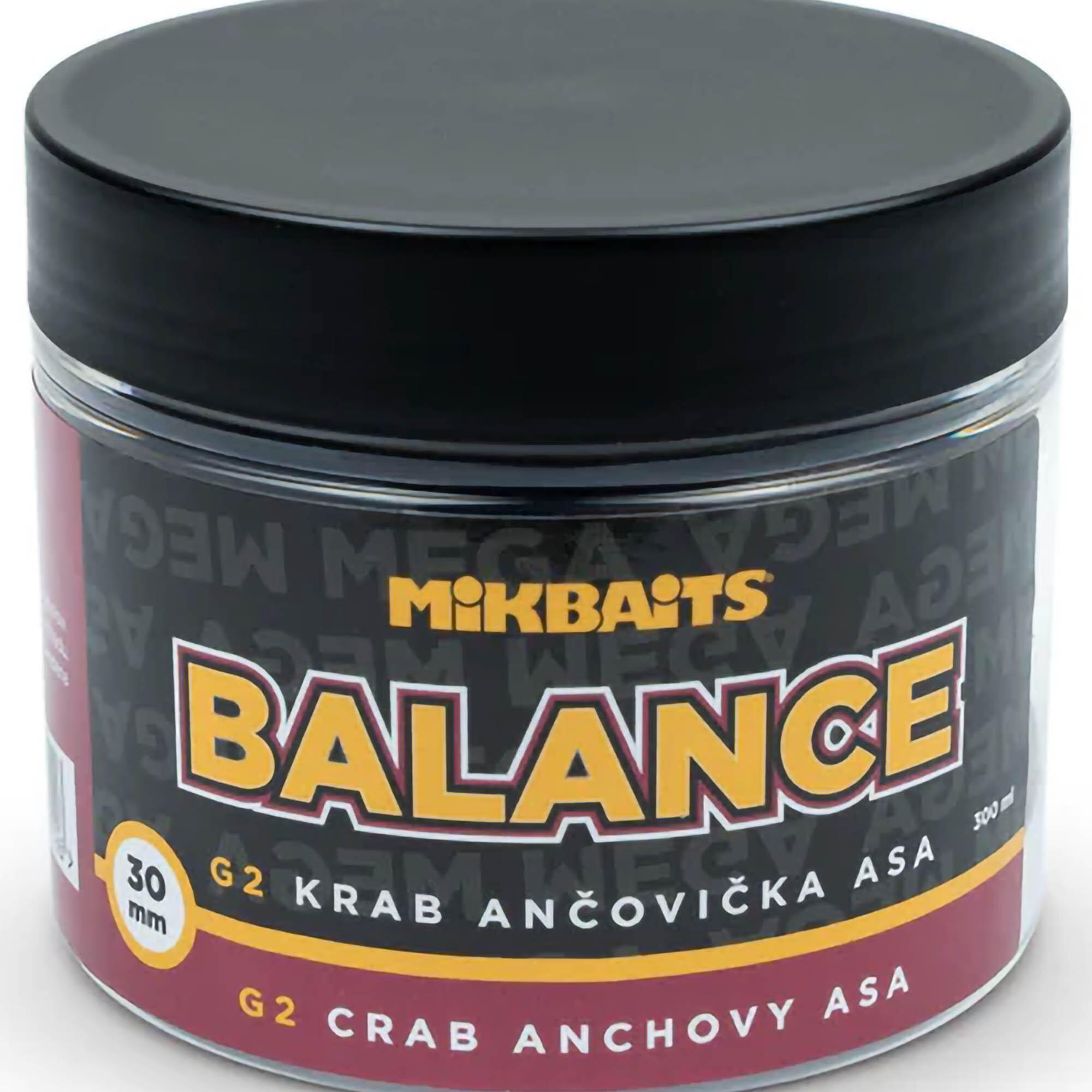 Przynęta Kulki Mikbaits Mega Balance G2 Crab Anchovy Asafoetida 30Mm 300Ml