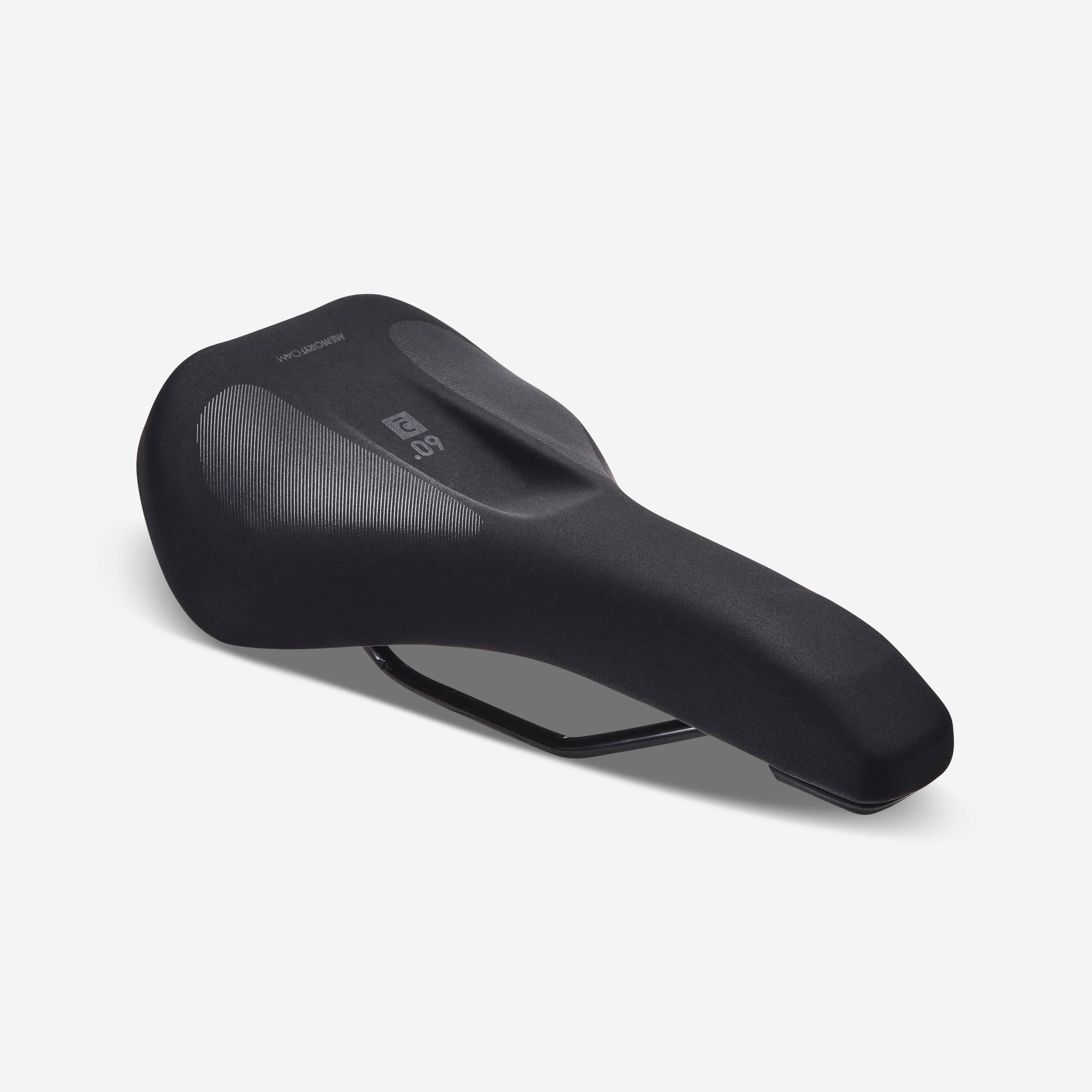 Siodło rowerowe Btwin trekkingowe/miejskie 60° SD Memory Foam