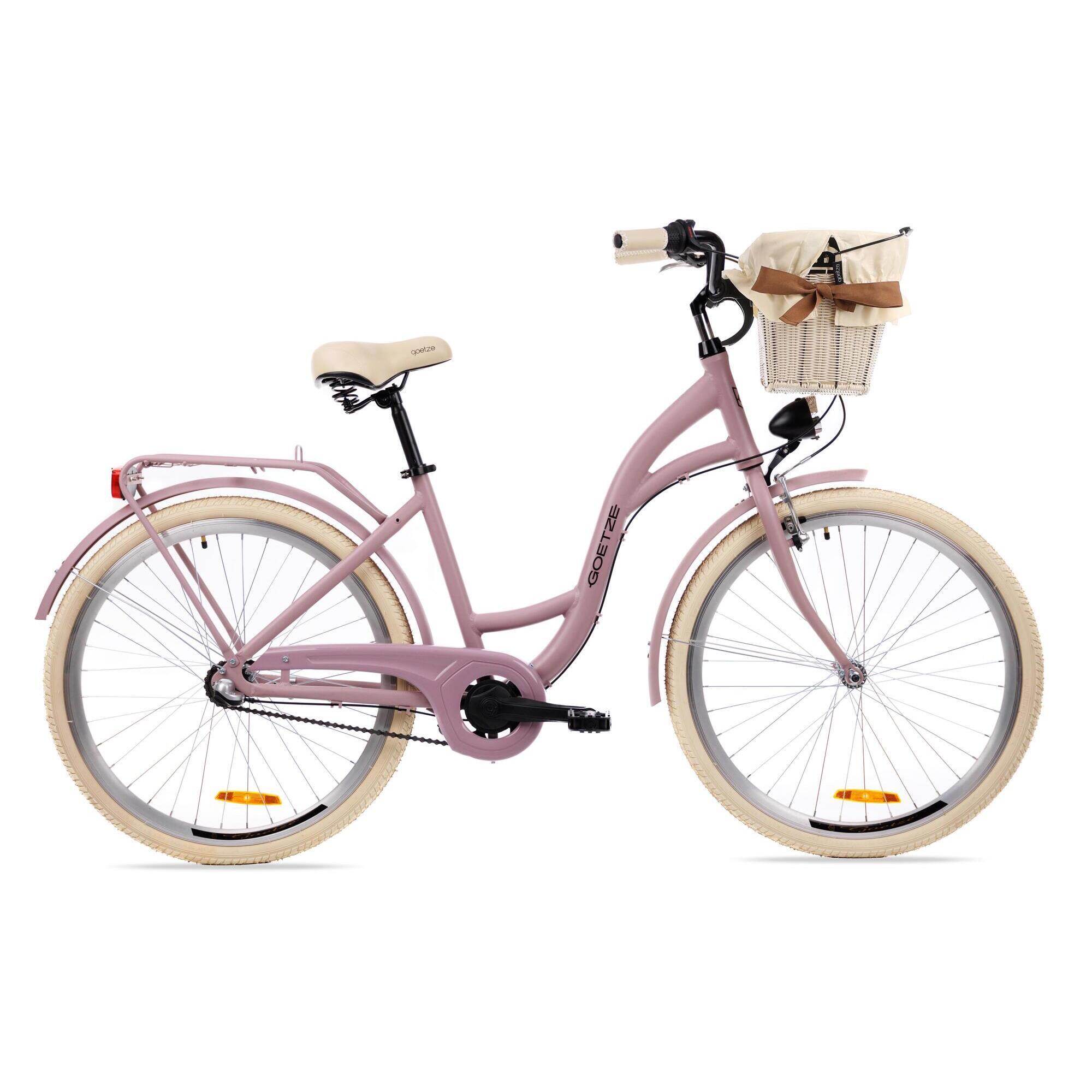 Rower miejski damski GOETZE Style 26" Alu 3B kosz