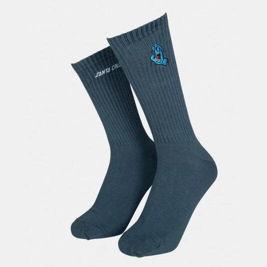 Skarpety Santa Cruz Screaming Mini Hand Szare