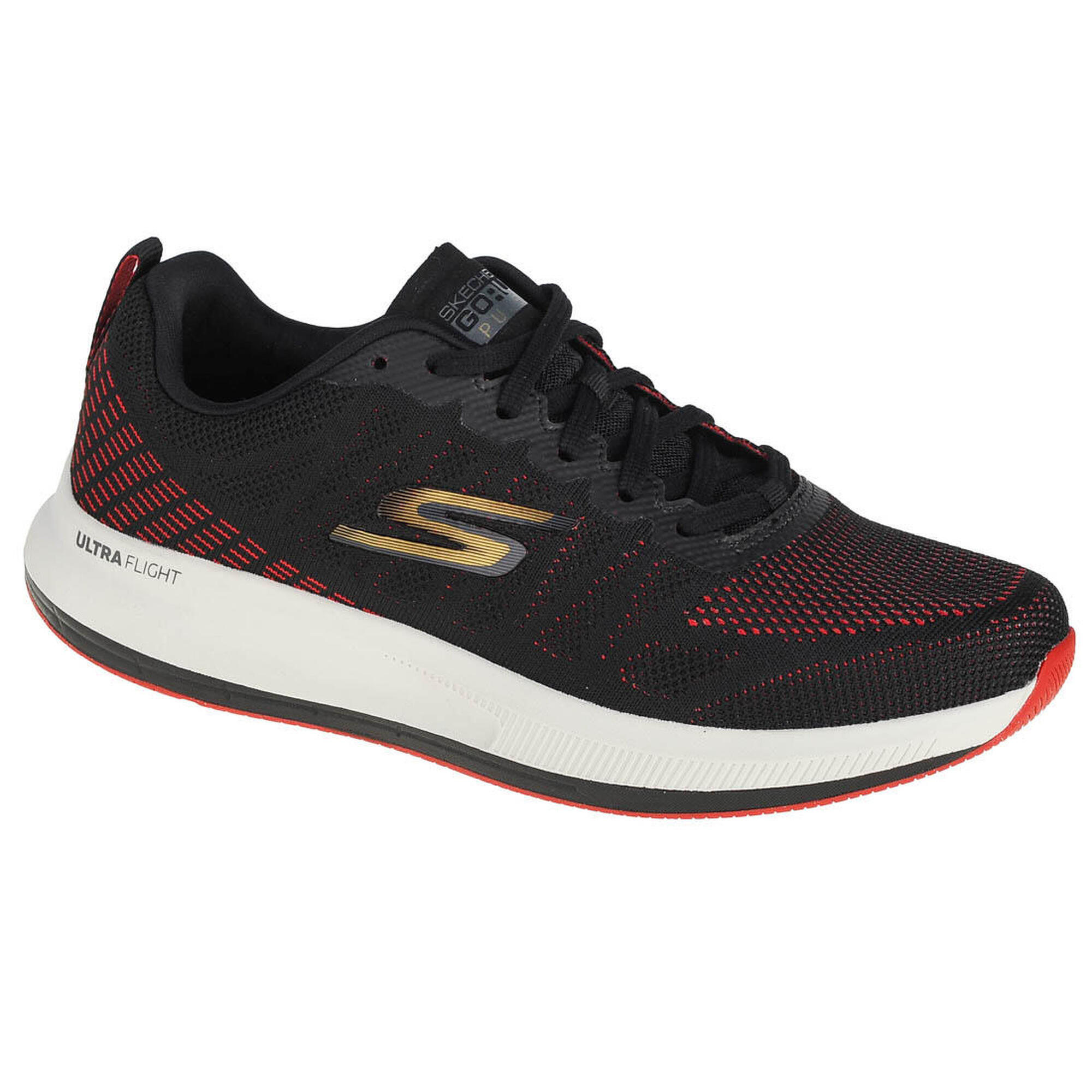 Skechers Go Run Pulse Strada, męskie, buty do biegania, Czarne