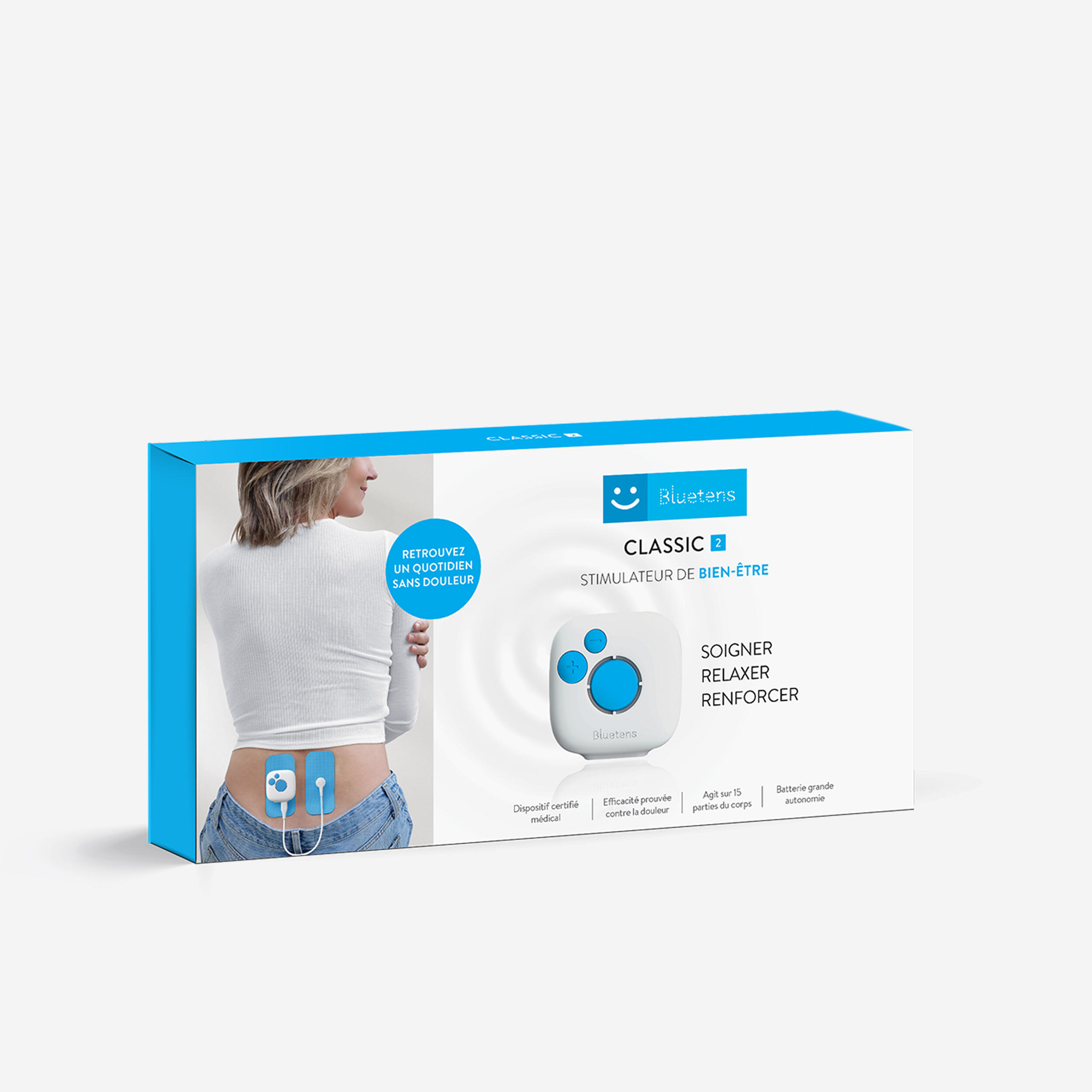 Urządzenie do elektrostymulacji Bluetens Classic 2 połączone z aplikacją