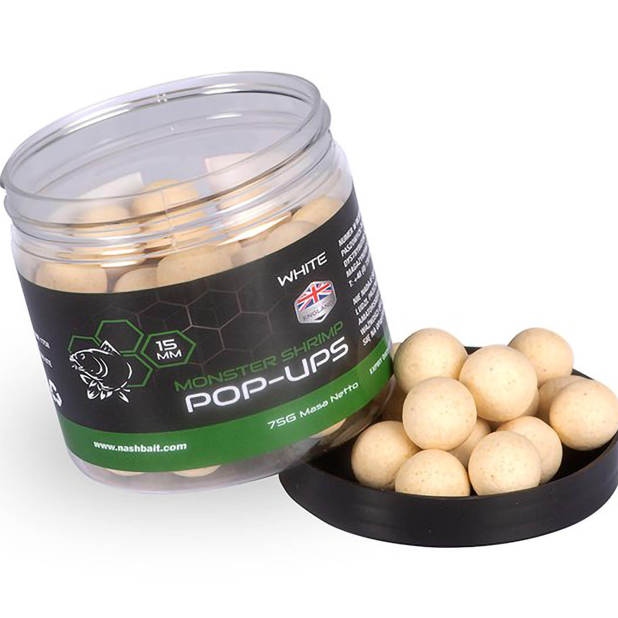 Przynęta Kulki Pływające Pop Up Nash Monster Shrimp White 12 Mm 75 G