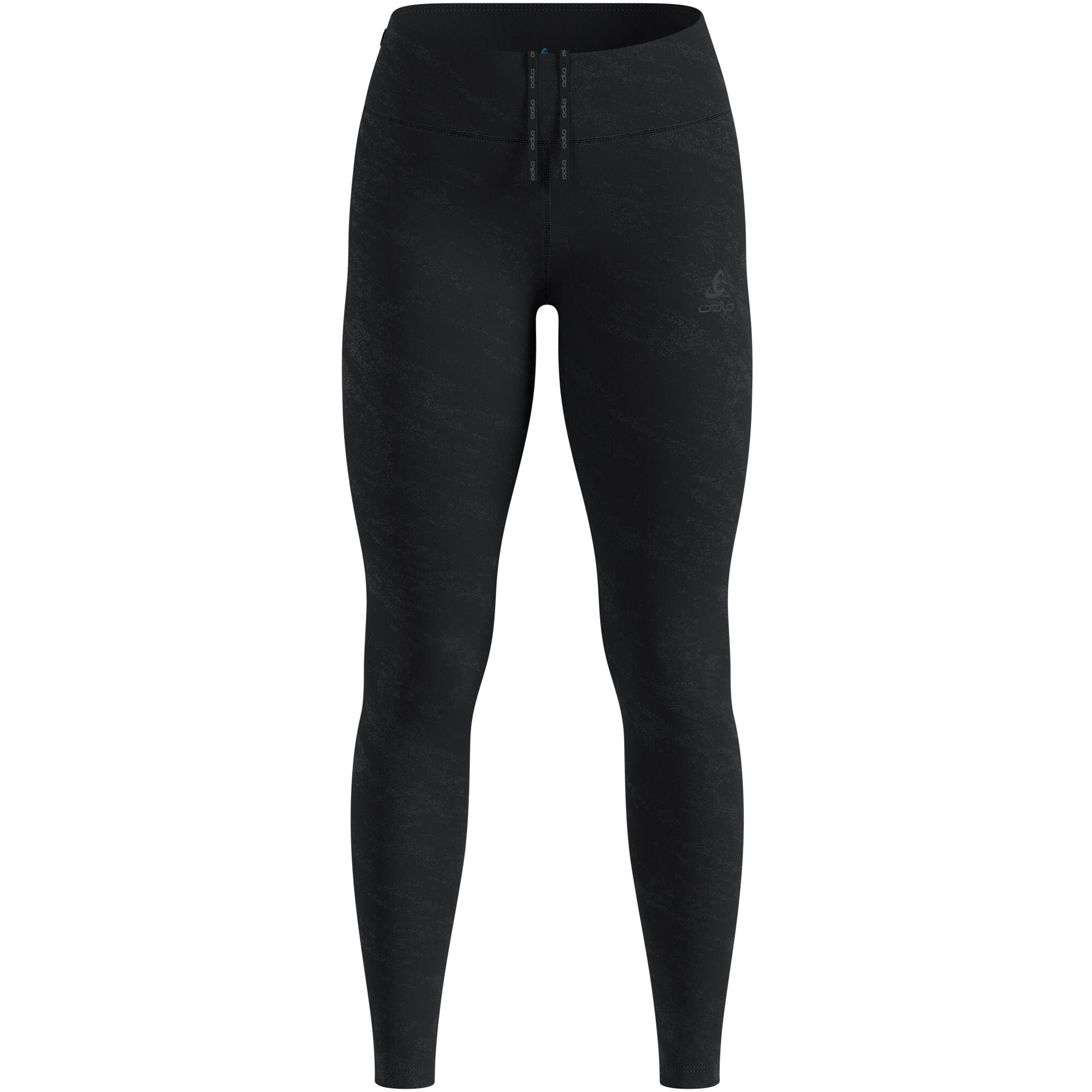 Legginsy do biegania damskie Odlo ZEROWEIGHT PRINT REFLECTIVE