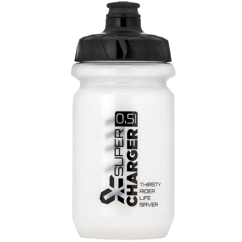 Bidon rowerowy CTM Supercharger 500ml transparentny
