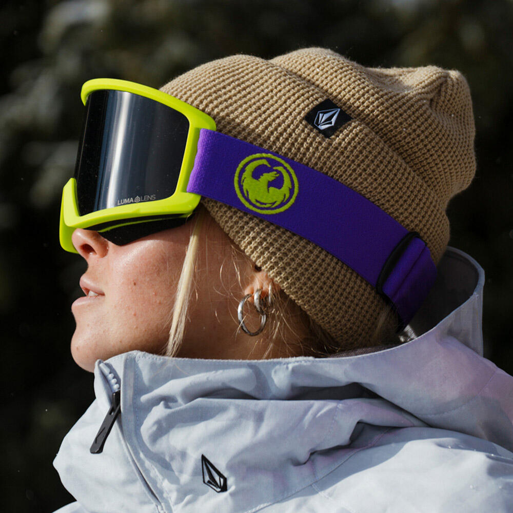 Gogle narciarskie dla dorosłych Dragon DX3 OTG Murasaki cat. S4