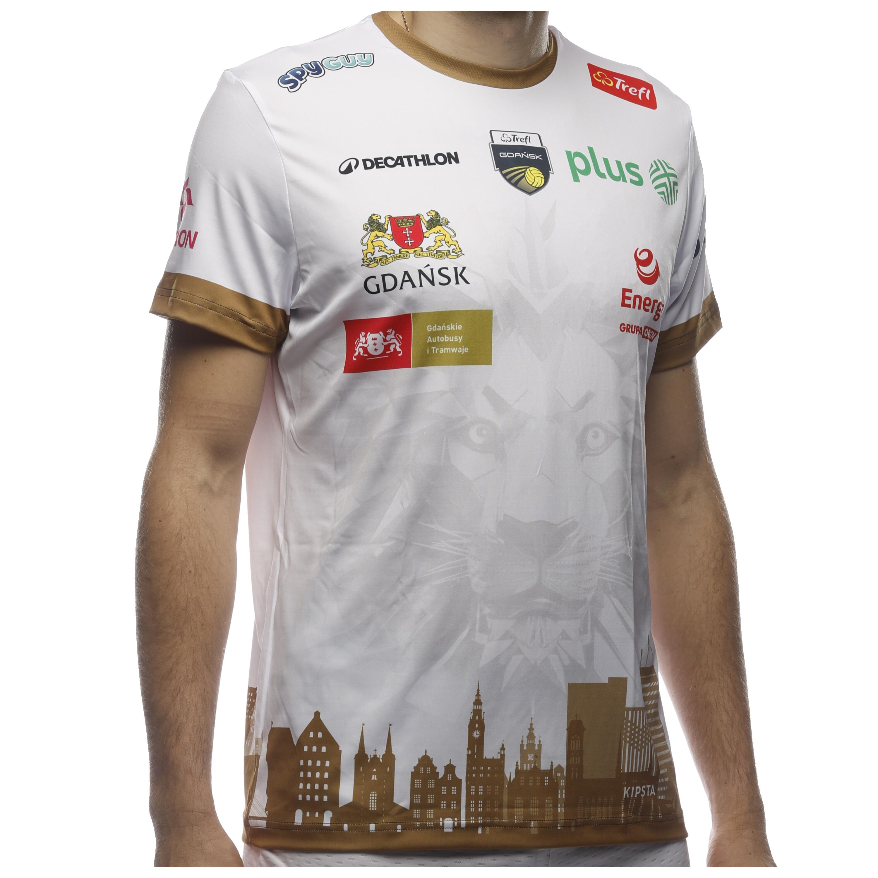 Koszulka siatkarska dla dzieci Kipsta Trefl Gdańsk domowa 24/25