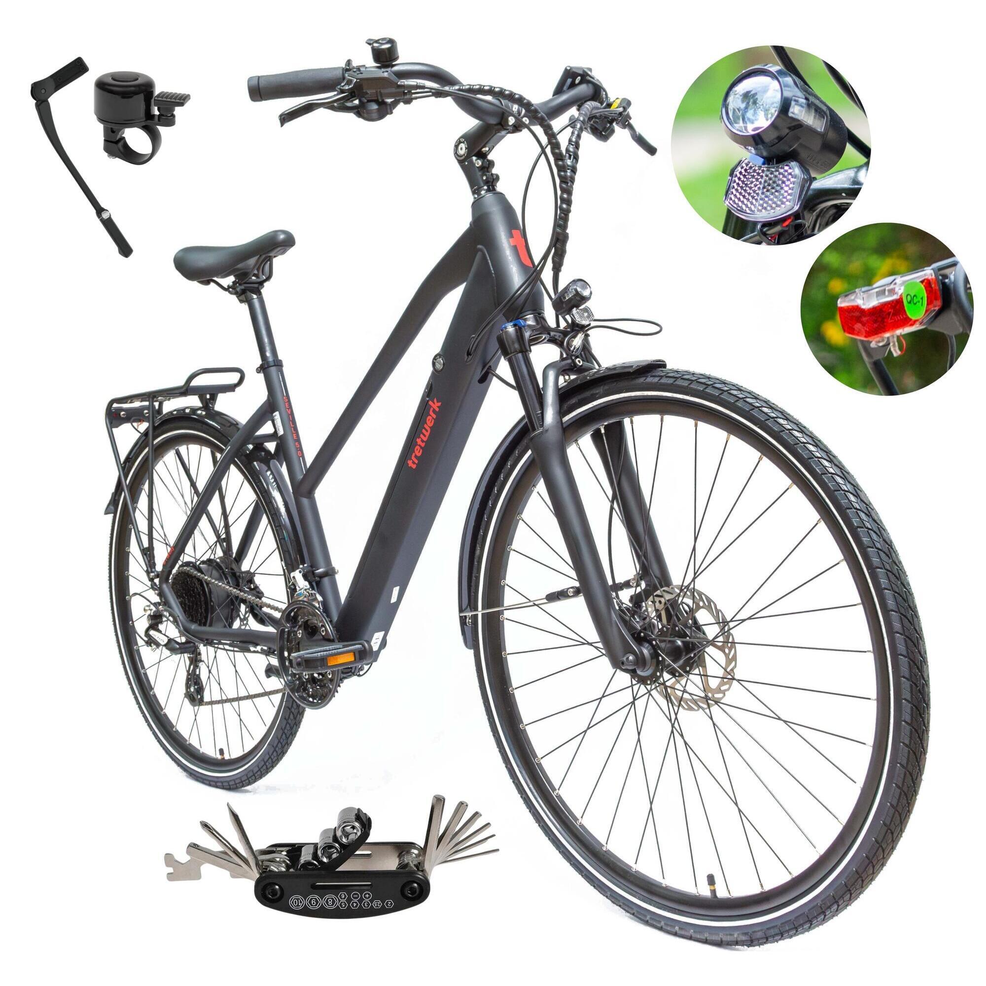 Rower Elektryczny Damski Trekkingowy 28" Shimano 250W Hydraulika Altus