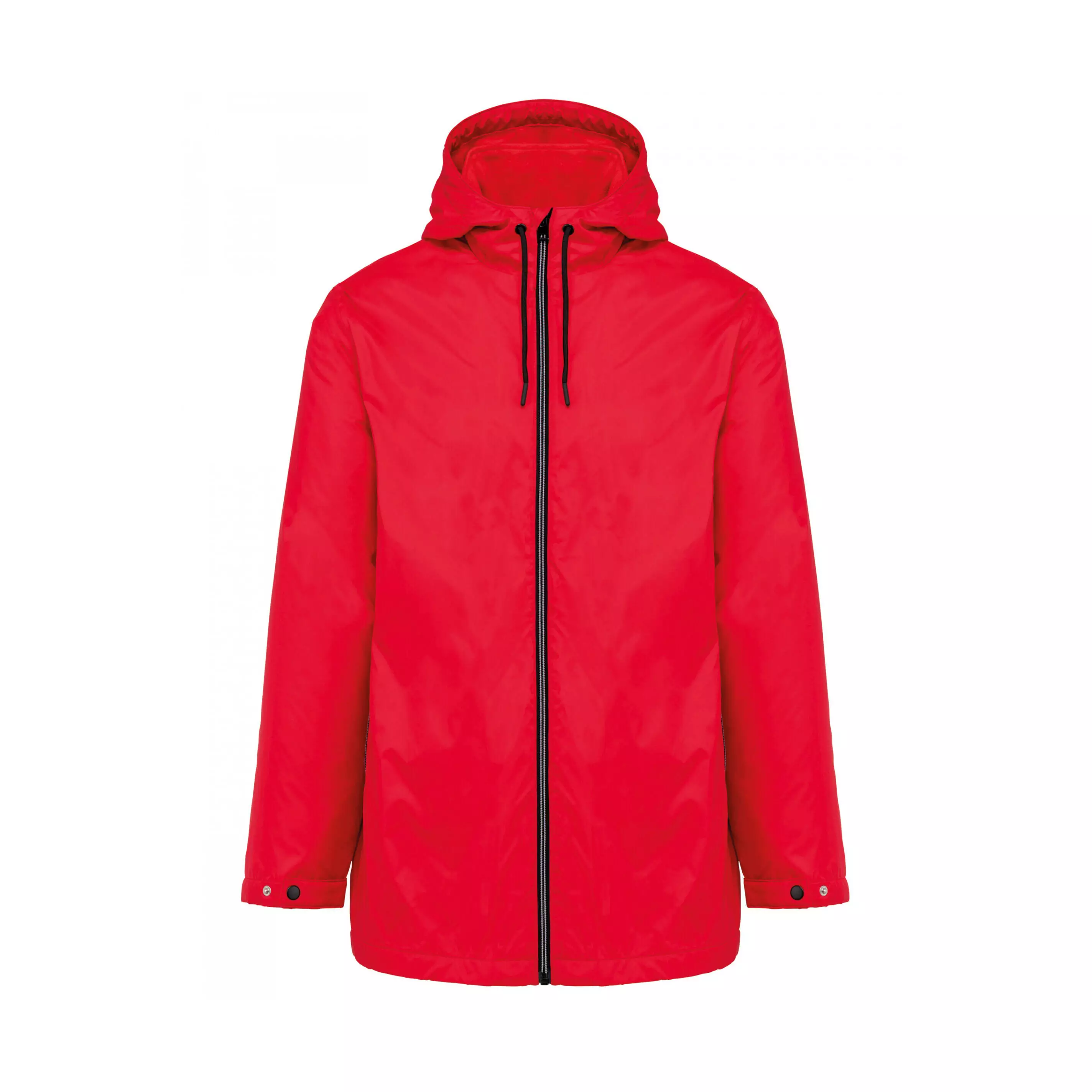 Kurtka przeciwdeszczowa z kapturem i mikropolarem w środku Kariban