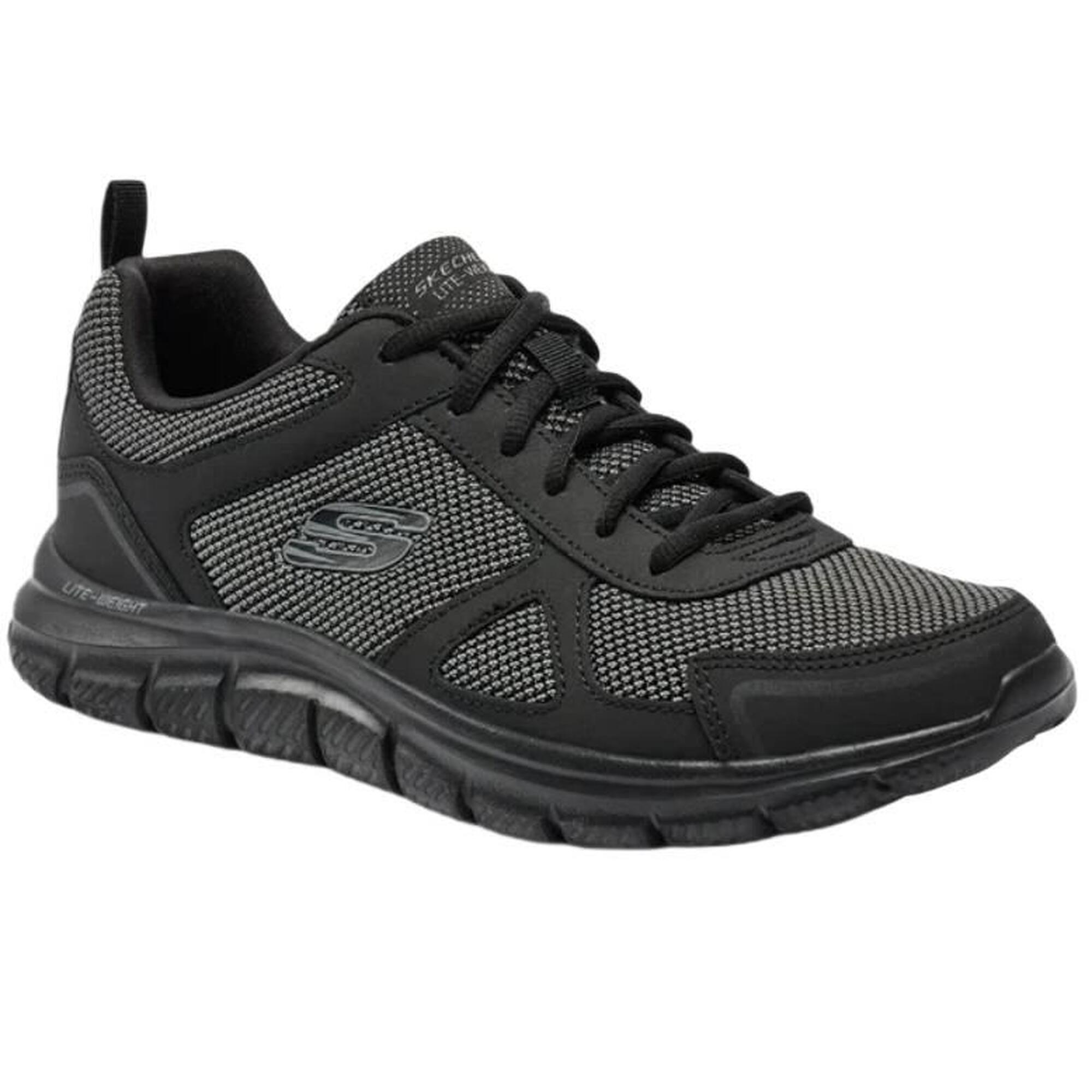 BUTY męskie SKECHERS TRACK BUCOLO 52630-BBK czarne lekkie sportowe 42