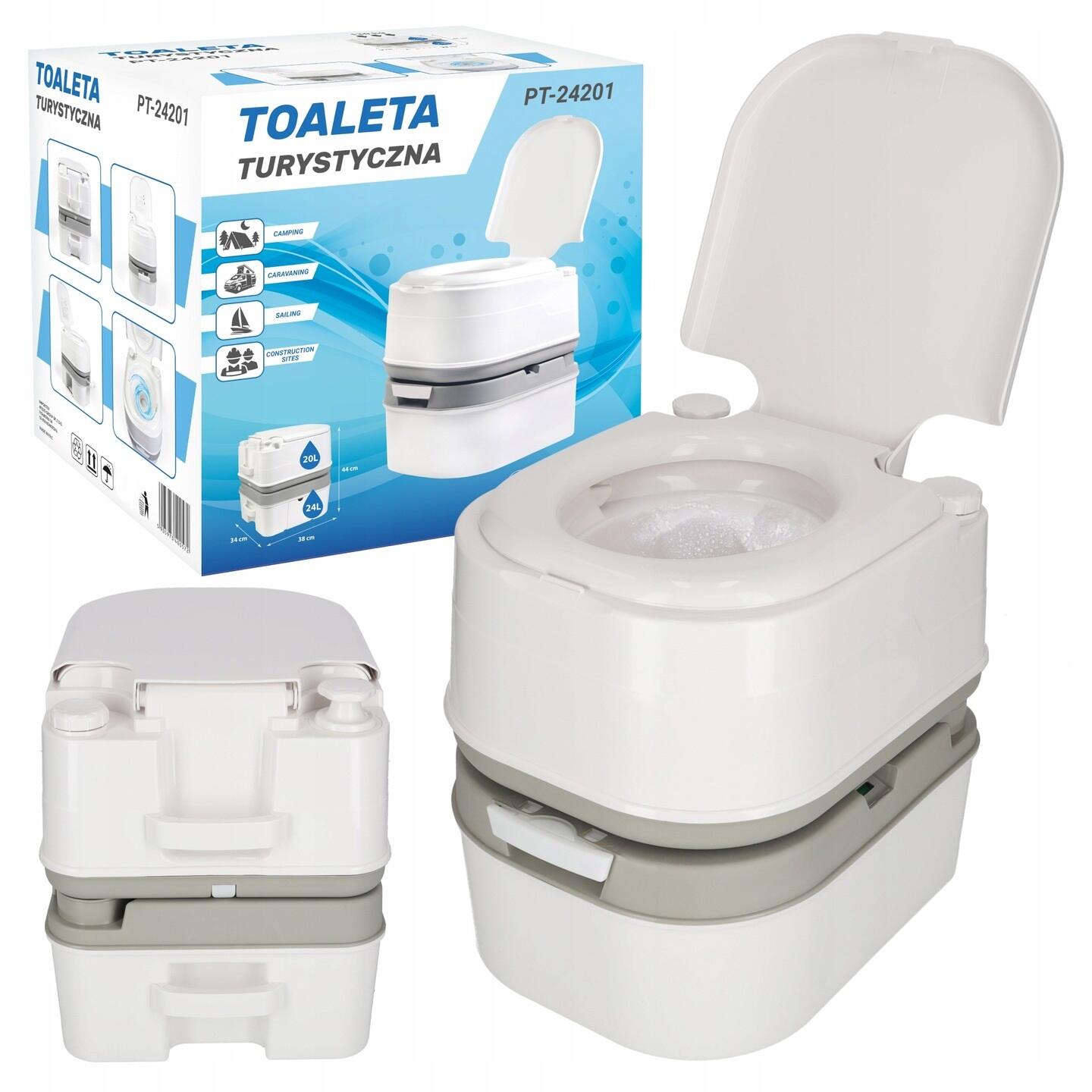 Toaleta turystyczna z pompką do spłukiwania MOUNTAIN GOAT