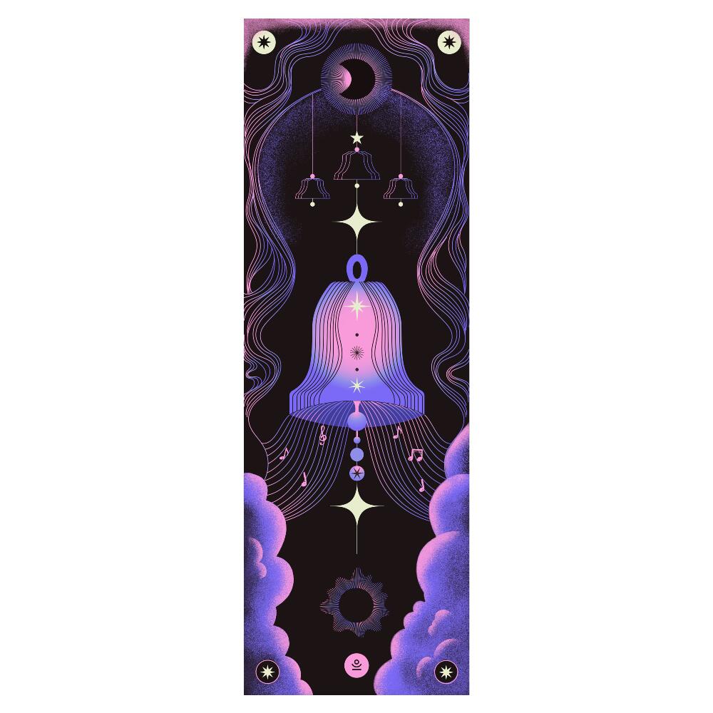 Mata do jogi składana Bells Travel z antypoślizgową powierzchnią