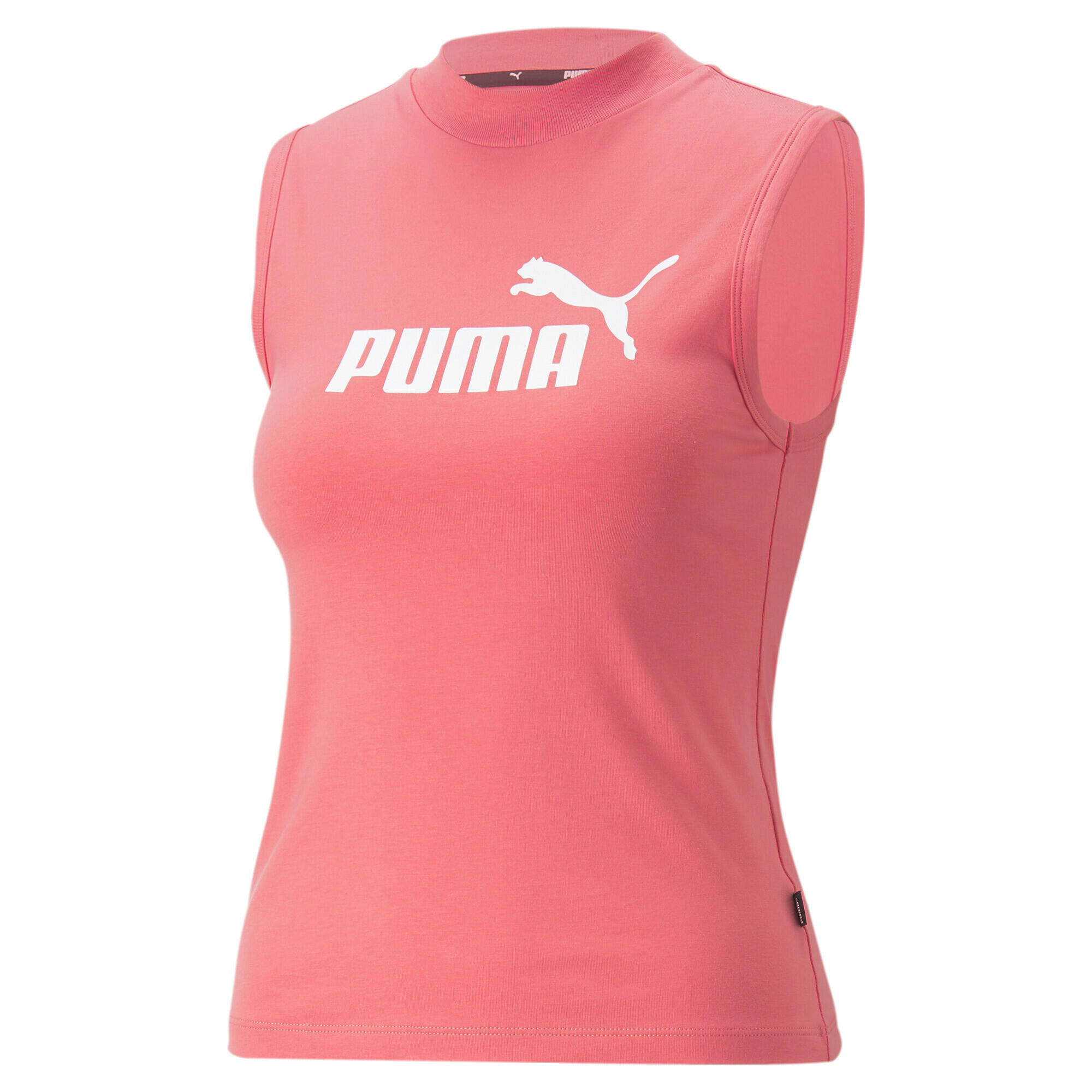 Koszulka Kobieta Puma Ess Slim Logo róża
