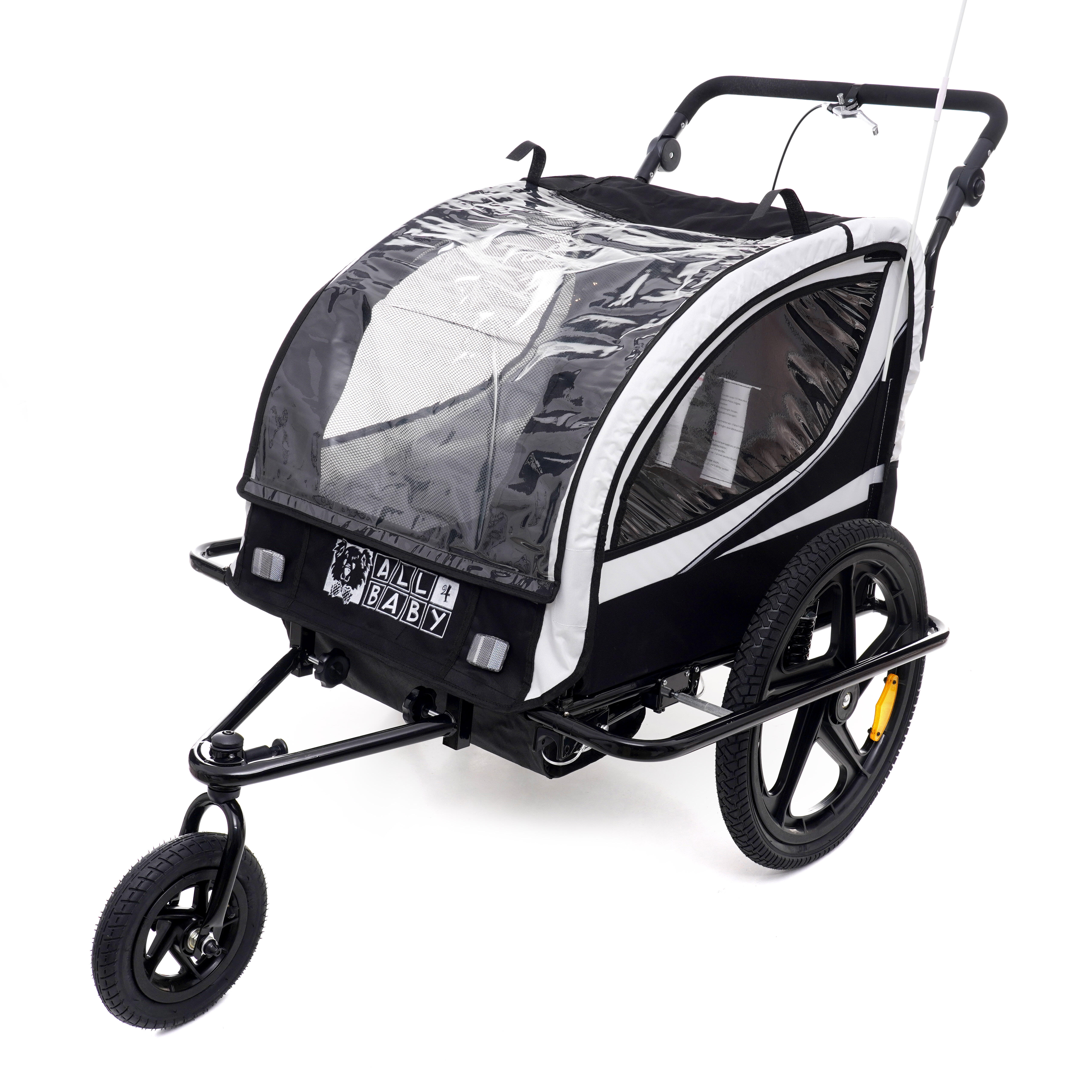 Przyczepka rowerowa dla dzieci AL04 amortyzowana