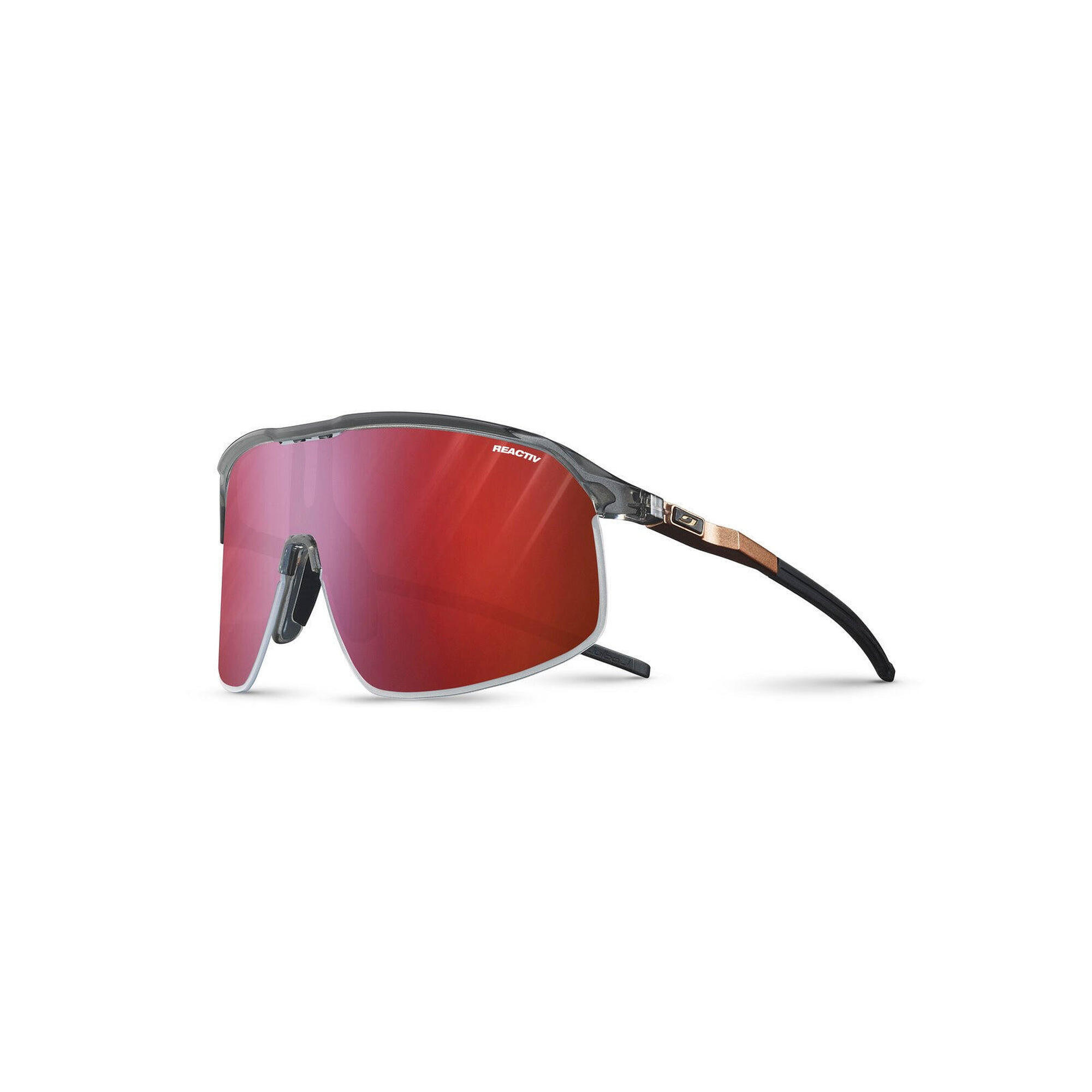 Okulary rowerowe Julbo Density crystal czarny Reactiv High Contrast kat.0-3