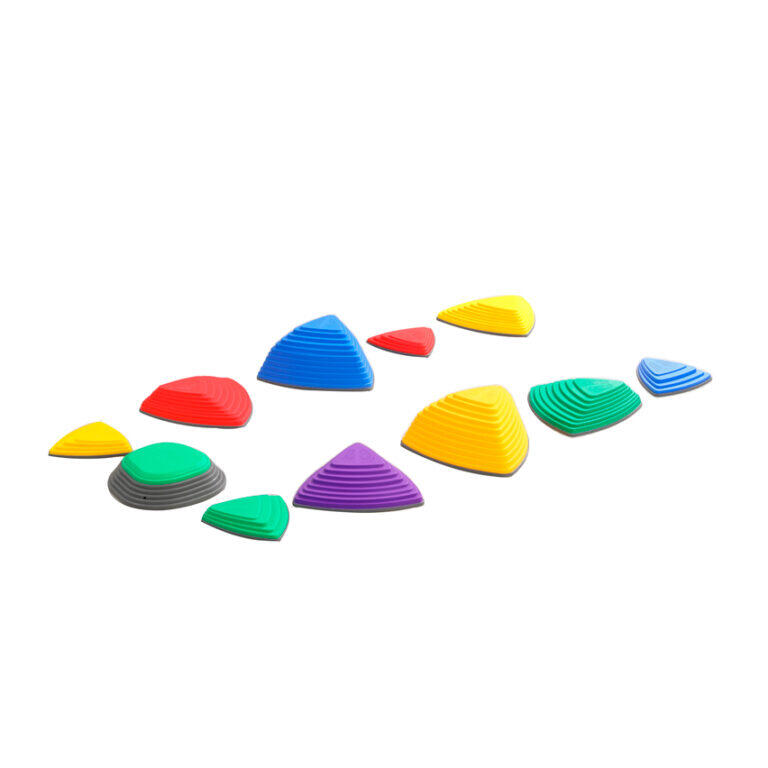 ścieżka sensoryczna kamienie rzeczne Triangle