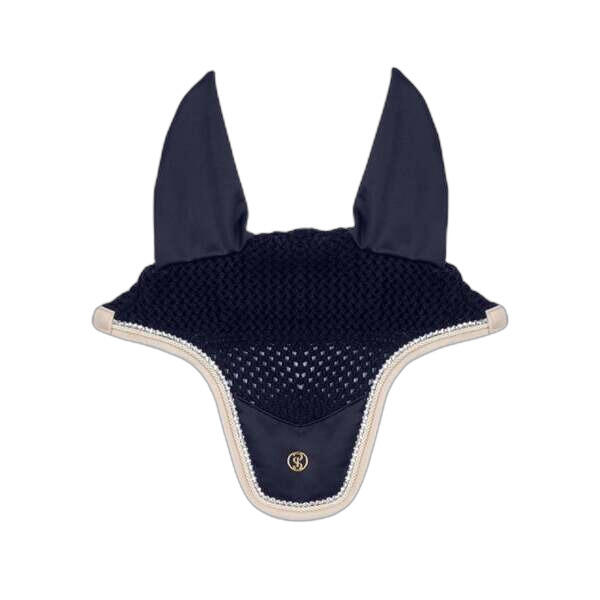 Krótka czapka dla konia PS of Sweden Vintage Monogram Ear