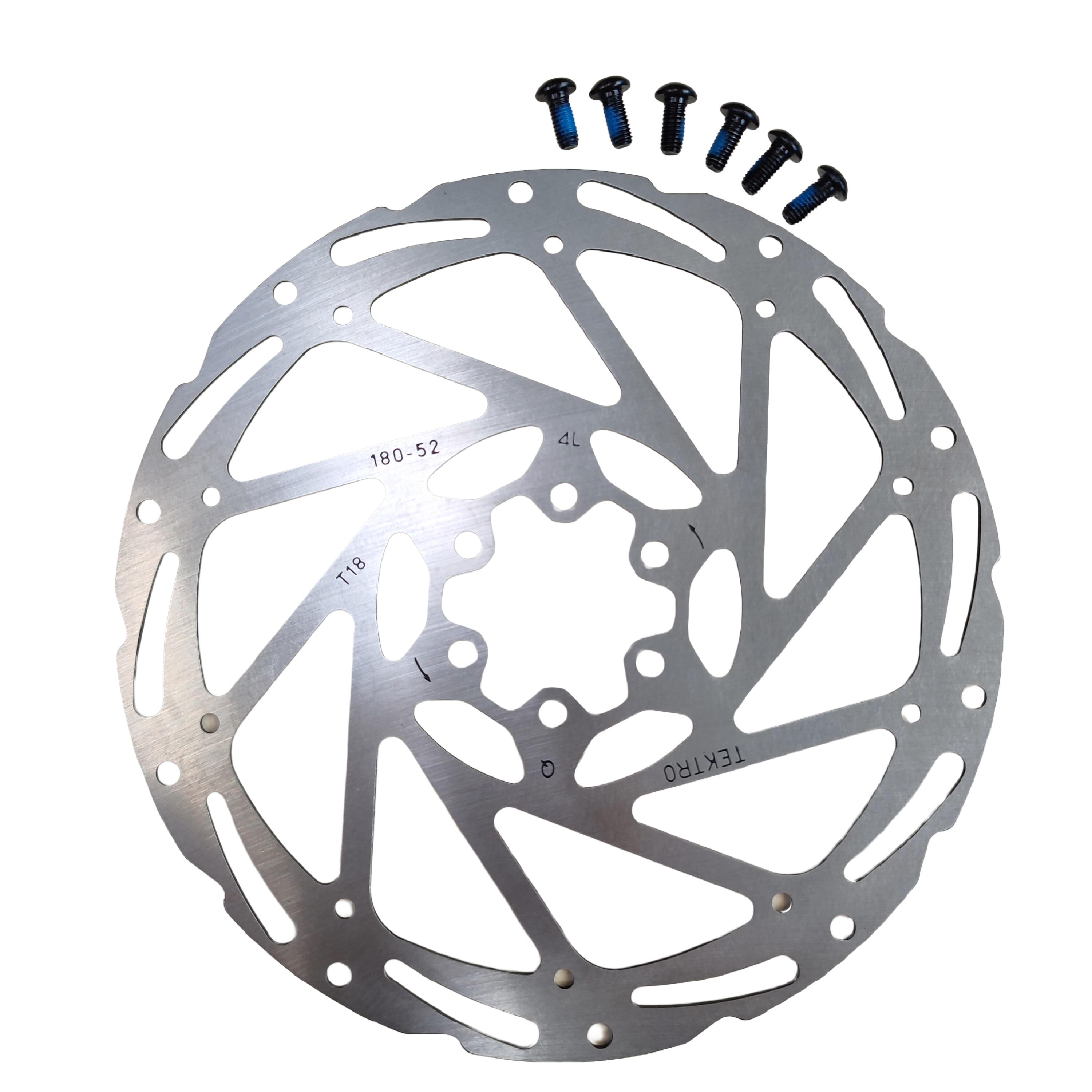 Tarcza hamulca rowerowego Tektro TR-52 180 mm na 6 otworów
