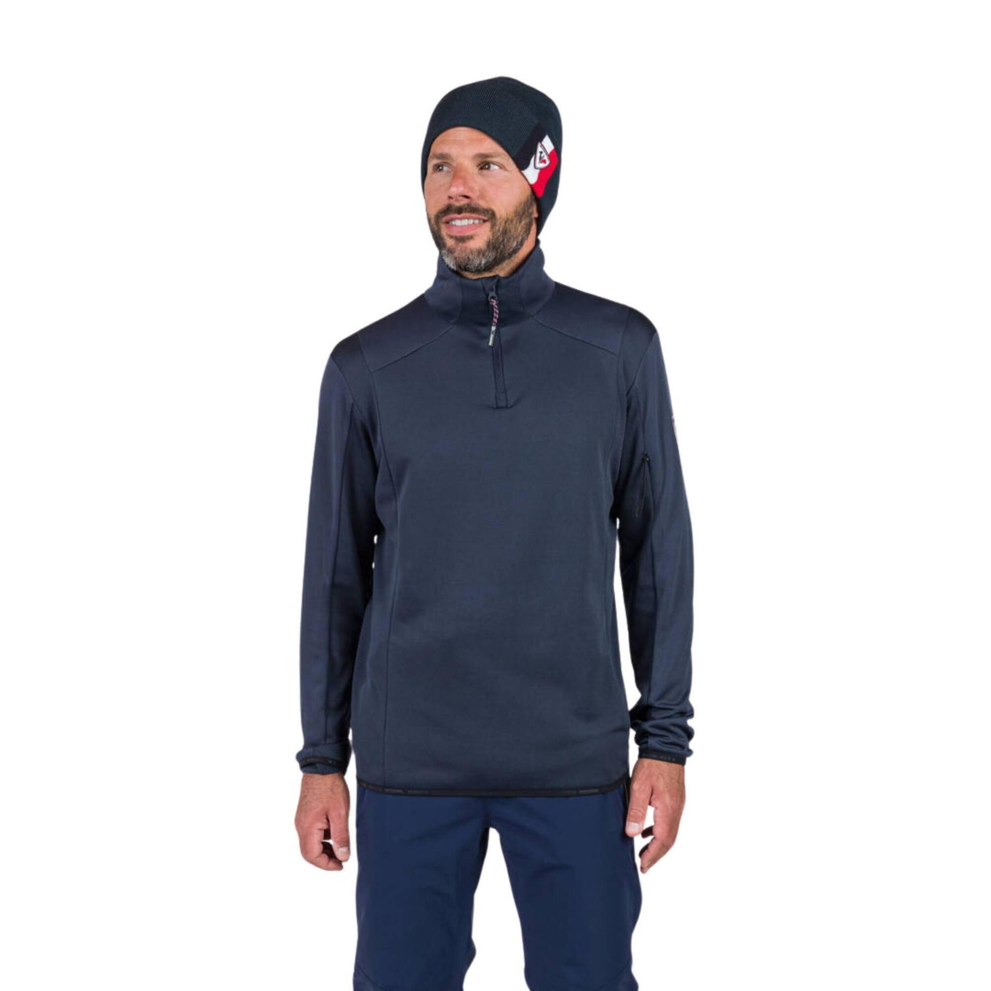 Bluza Rossignol męska Diretta Fleece HZ granatowa